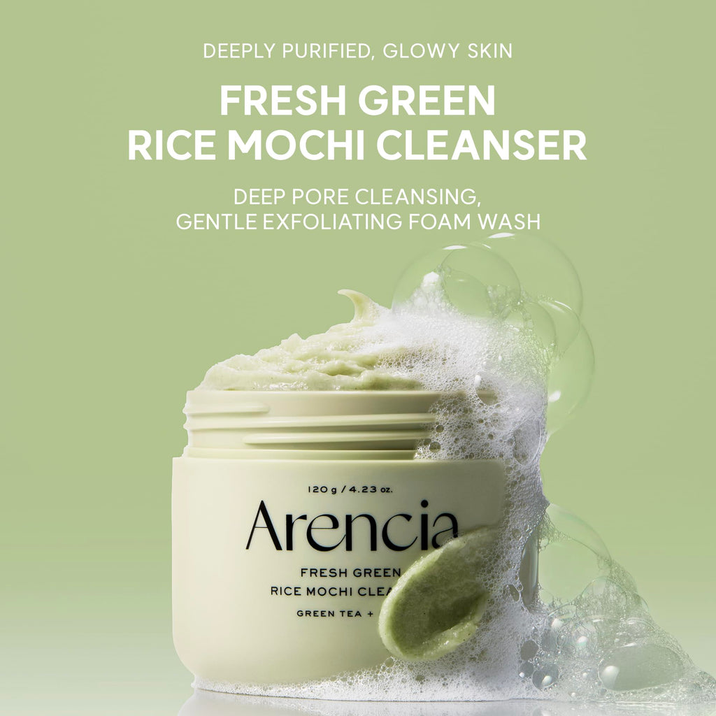 Arencia Calendula Rice Mochi Fresh Cleanser - Moisturizing & Deep-Cleansing (1.76oz)