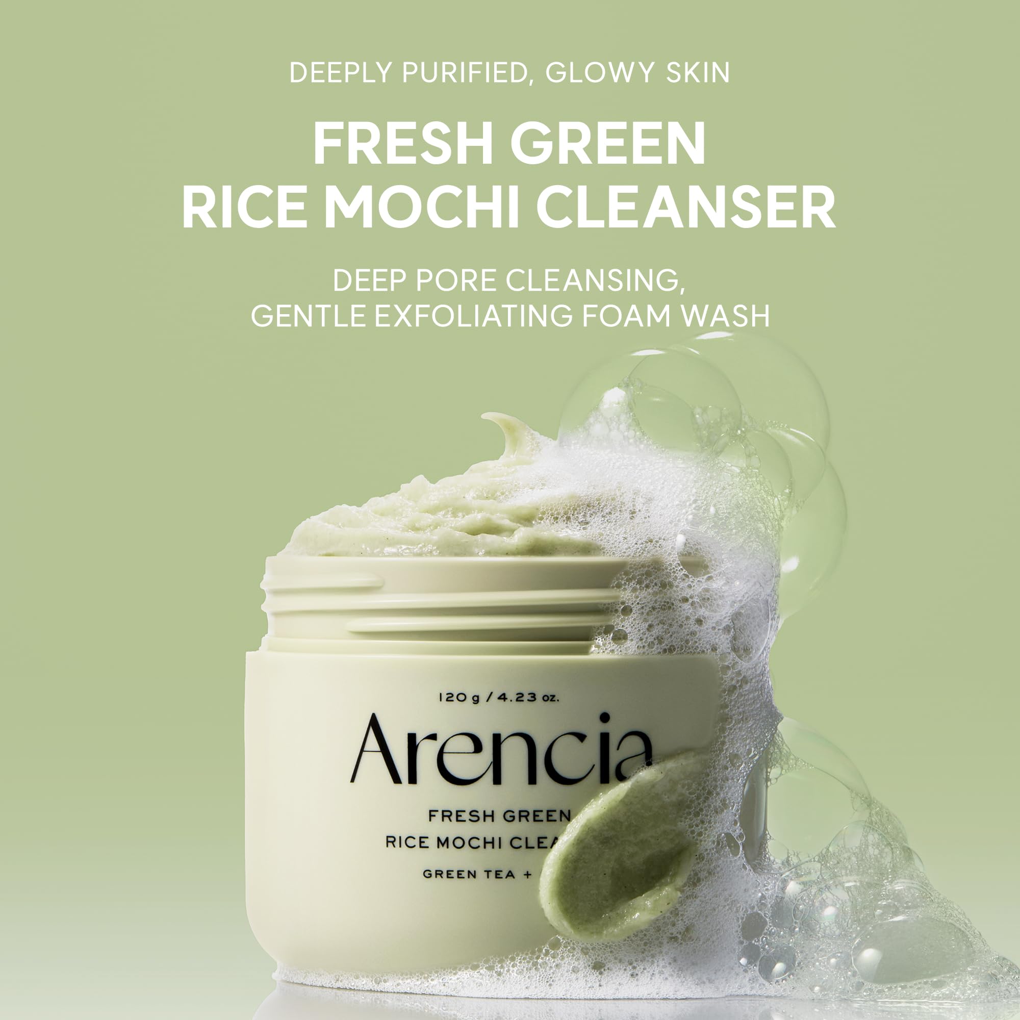 Arencia Calendula Rice Mochi Fresh Cleanser - Moisturizing & Deep-Cleansing (1.76oz)