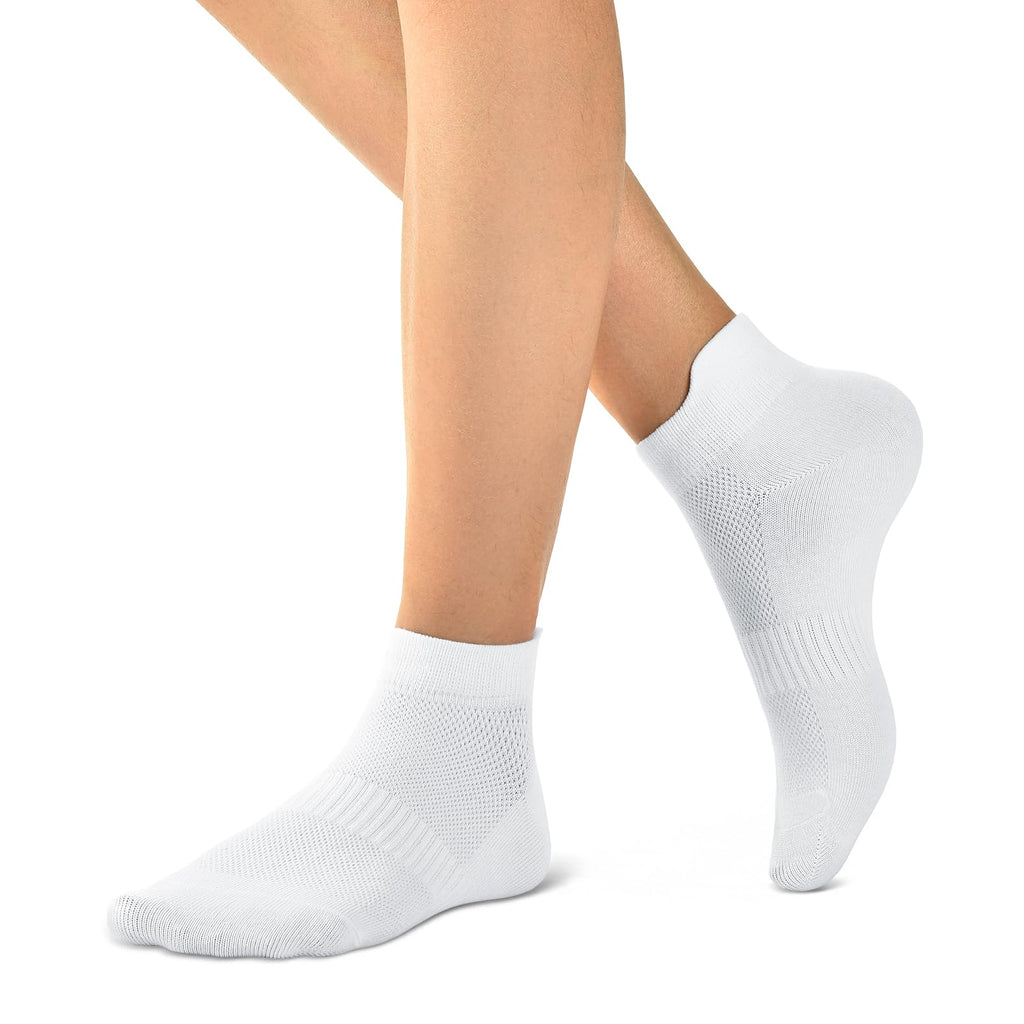Walifrey Ankle Socks for Women, 6 Pairs Low Cut Athletic Socks for Women Running