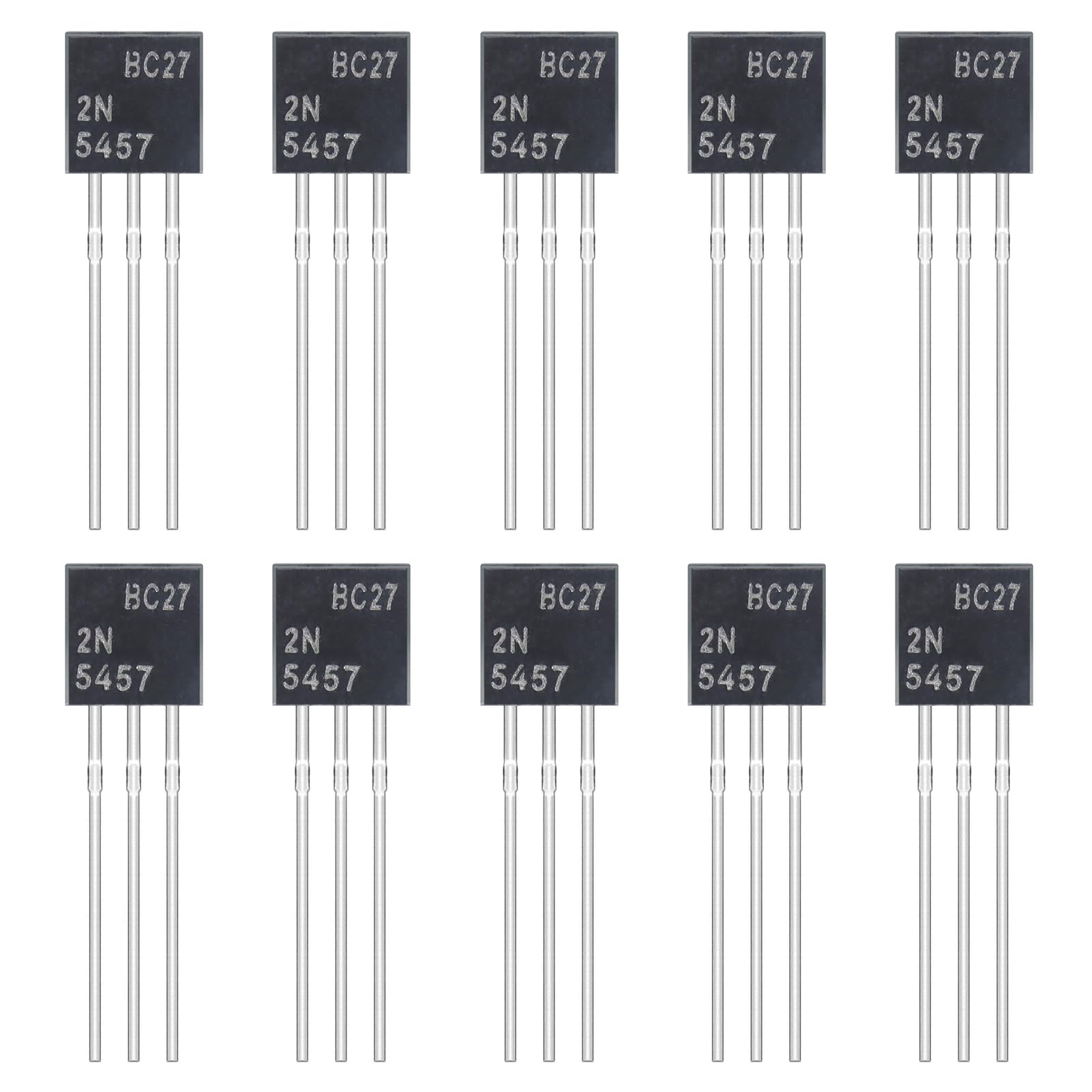 2N2222 2N2222A Amplifier Transistors NPN Silicon Transistor TO-92 60V 800mA (Pack of 200pcs)