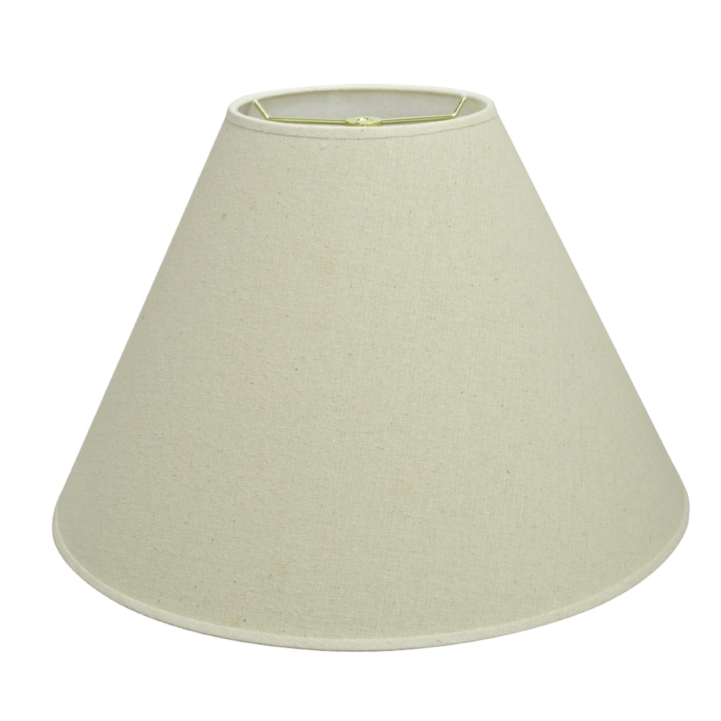Aspen Creative 32083 Transitional Hardback Empire Shaped Spider Construction Lamp Shade in Brown, 18" wide (7" x 18" x 12 1/2")