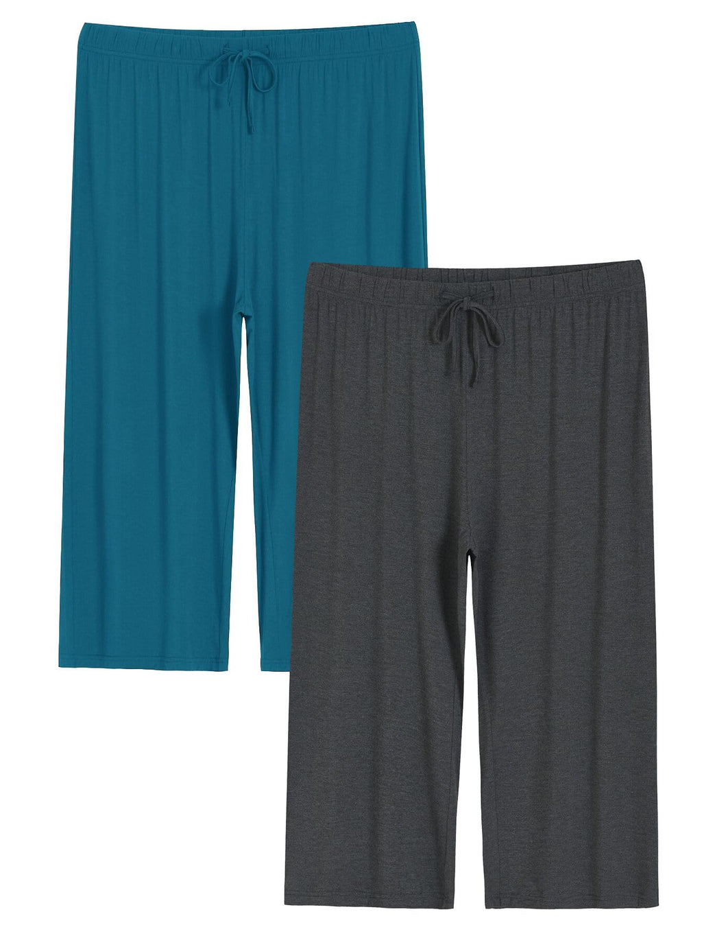 Latuza Women's Plus Size Capri Pajama Pants Wide Leg