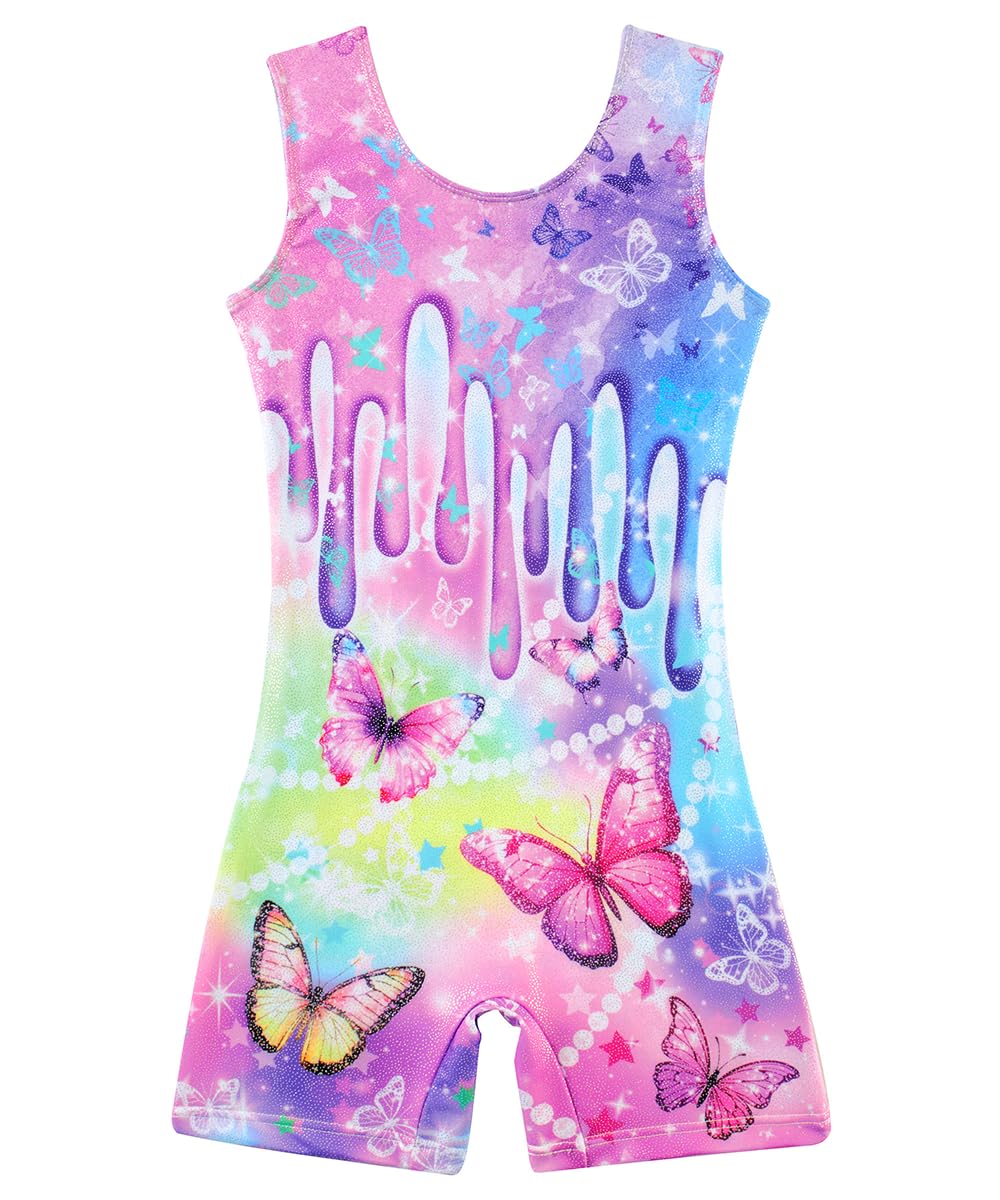 TUONROAD Girls Gymnastics Leotards Toddler Unitard Biketard Clothes Cute Kid Tumbling Dance Outfit 2-10T