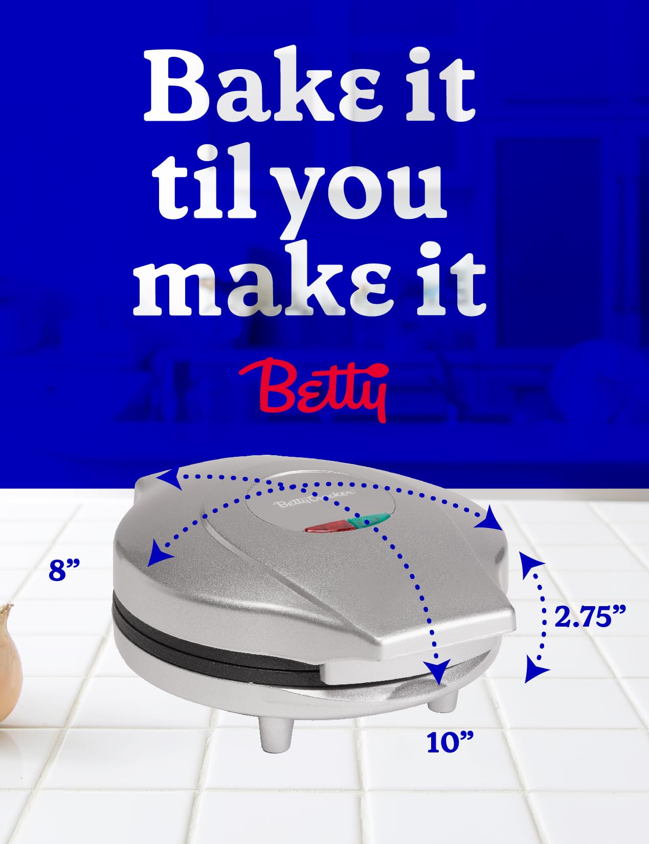 Betty Crocker Pizza Maker Plus,12" Indoor Electric Grill,Nonstick Griddle Pan for Pizzas,Quesadillas,Tortillas,Nachos and more,12" Electric Griddle for Delicious Meals and Snacks,Red,(Pack of 2)