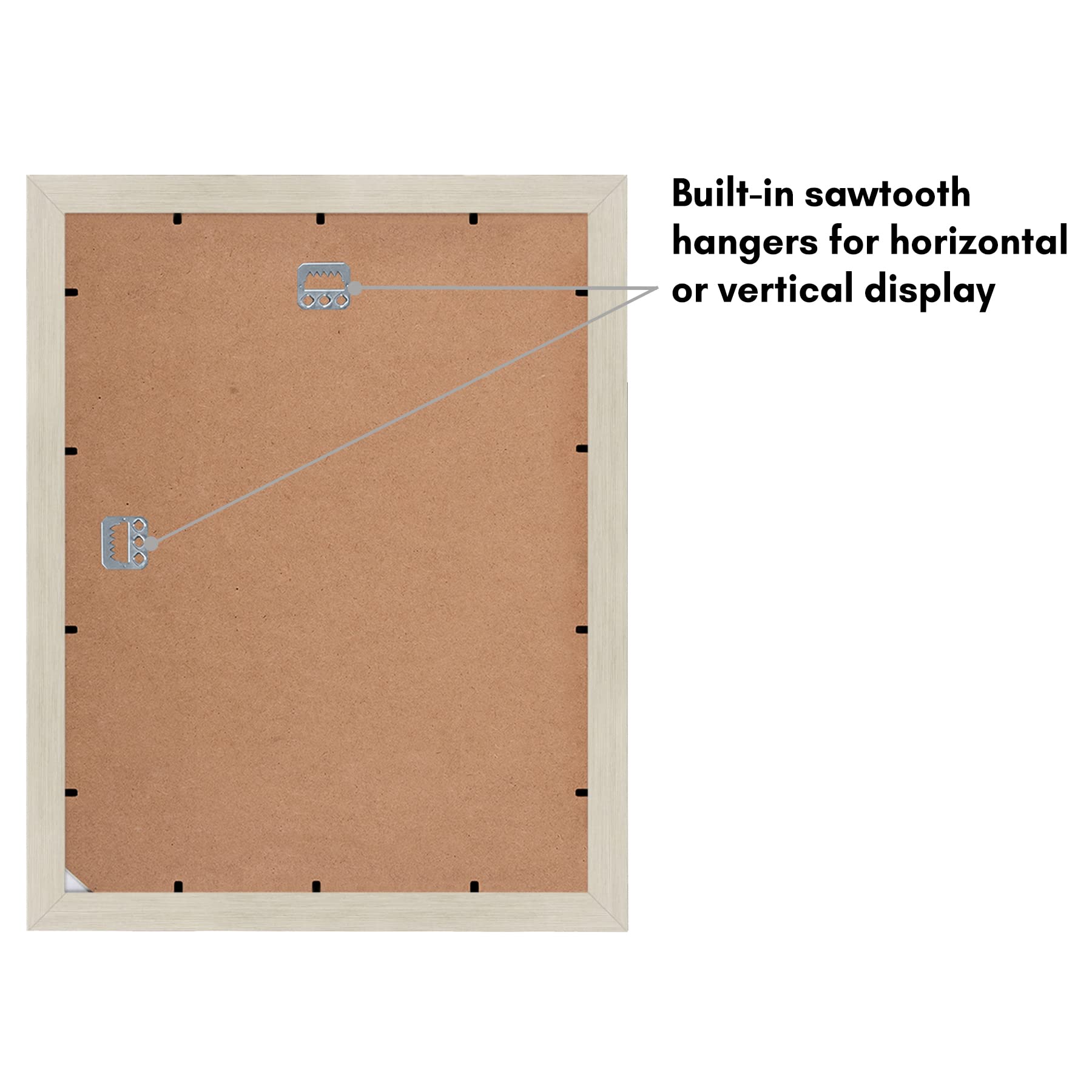 Americanflat 4x6 Double Picture Frame with Shatter-Resistant Glass - Fits Two 4x6 Photos or use as One 6x14 Frame - Signature Collection - Collage Frames for Tabletop and Wall Display - Black