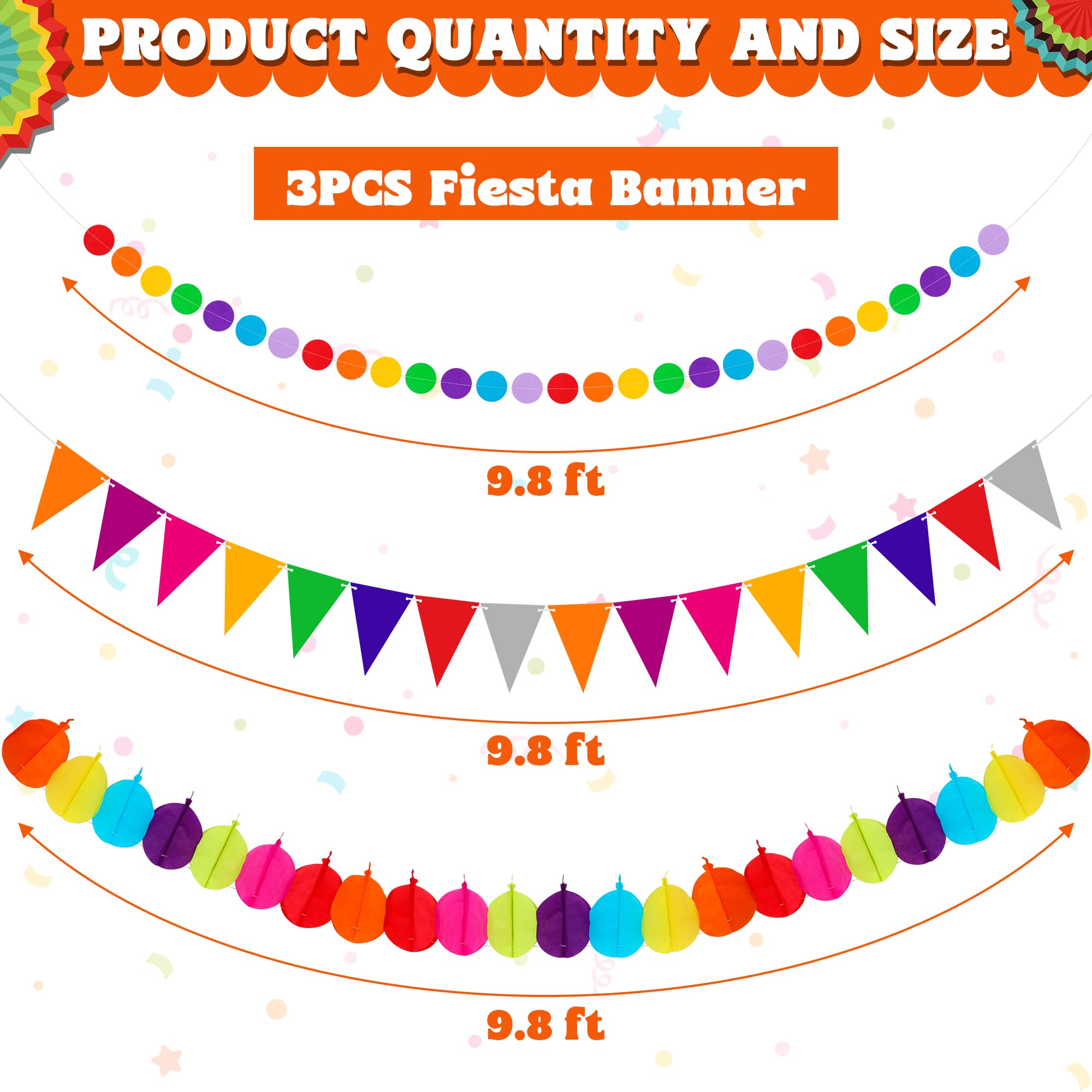 26 PCS 4th of July Decorations, 250th Memorial Day Red White Blue Paper Fans Decorations, 4th of July Banner Pompom Garland and Hanging Swirls Set for Fourth of July Independence Day Decor
