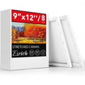ESRICH Stretched Canvas for Painting 5x7, 48 Pack Small Canvases for Painting 5/8" Profile Primed Acid-Free Blank Painting Canvas for Kids & Artists for Decorations, Painting Parties.