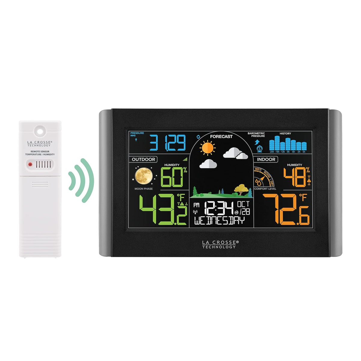 La Crosse Technology S77925-INT Wireless Color Weather Station