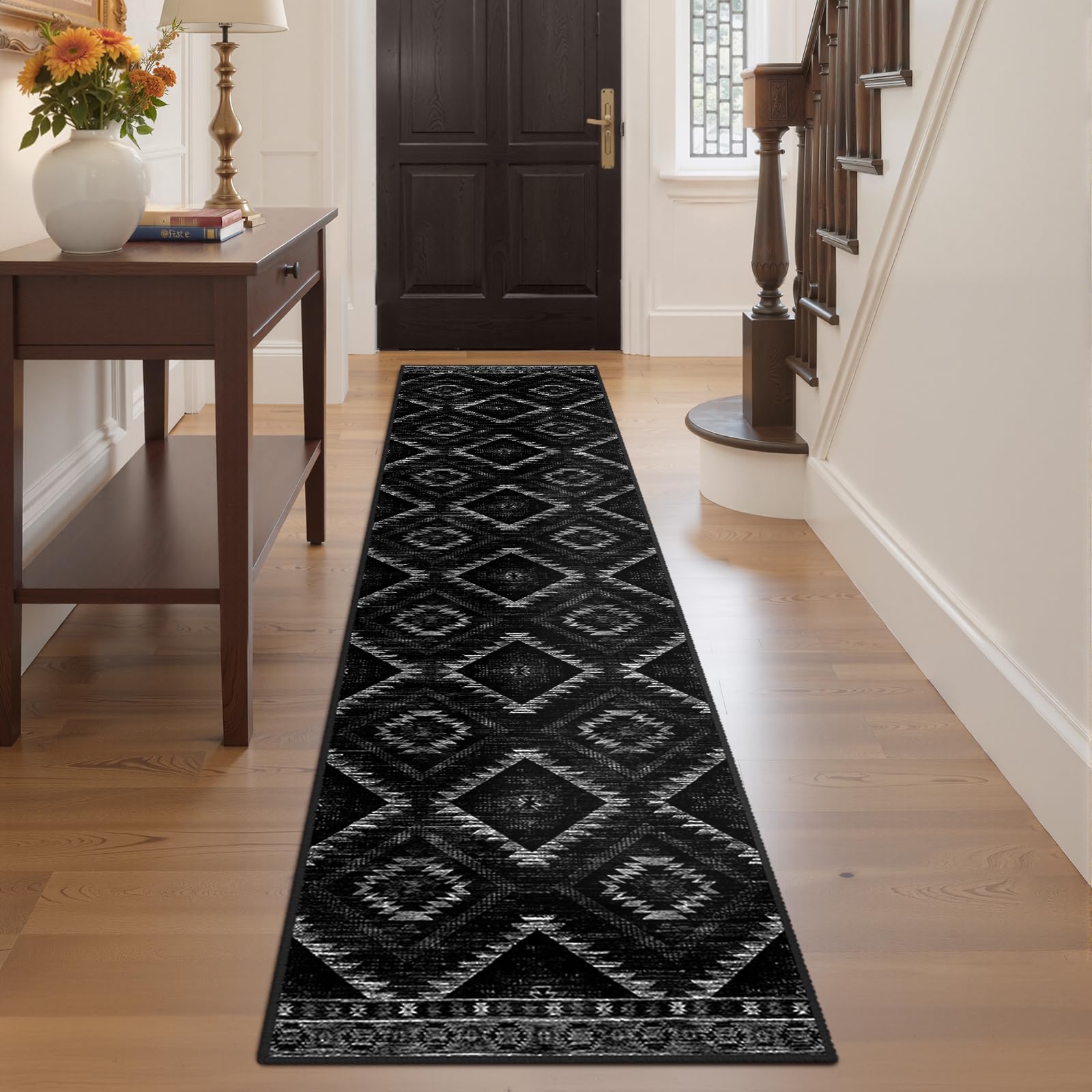 BESTSWEETIE Area Rug 2x3 Rug Machine Washable Non-Slip Low Pile Print Pattern Western Rug for Living Room Bedroom Entryway Tribal Series-Abstract/Cowhide