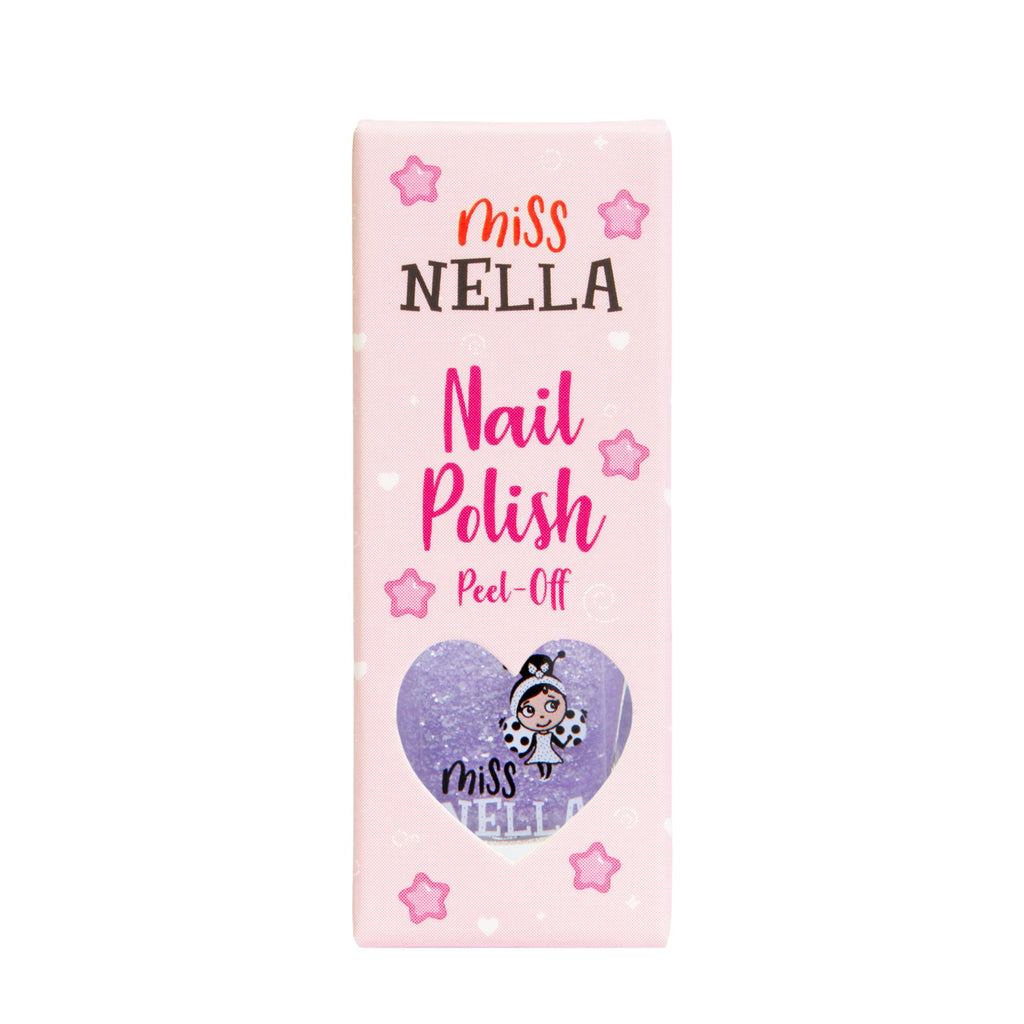 MISS NELLA ABRACADABRA – Safe Special sparkly pink Nail Polish for Kids, Non-Toxic & Odor Free Formula for Children and Toddlers, Natural Water Based for Easy Peel Off (Abracadabra)