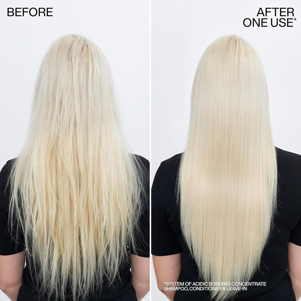Redken Acidic Bonding Concentrate Conditioner For Damaged Hair Repair - Strengthens and Repairs Weak and Brittle Hair, Sulfate-Free, With Citric Acid