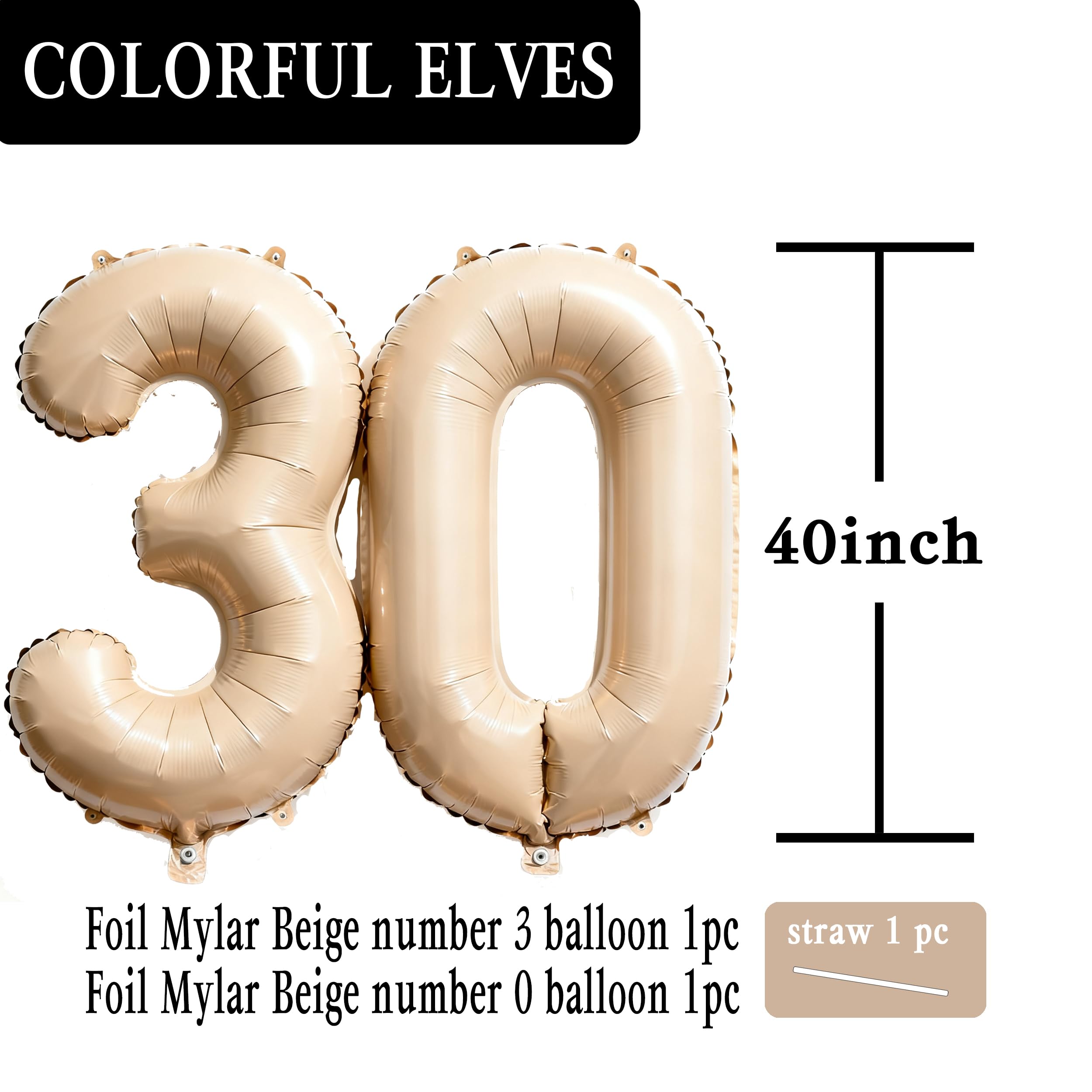 Brown Number 10 Balloons 40 Inch Giant Brown 10 Foil Mylar Balloons for 10th Birthday Anniversary Events Party Decorations