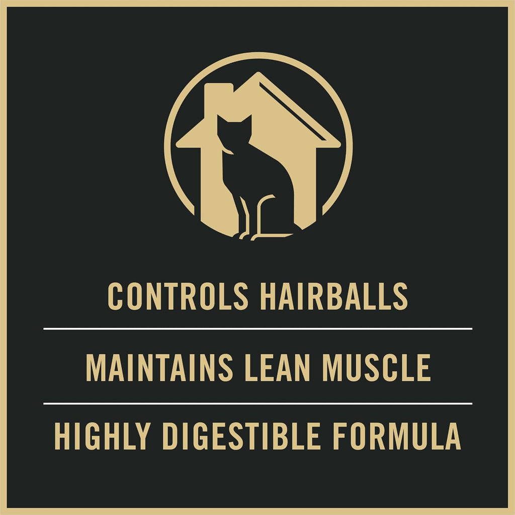 Purina Pro Plan Hairball Management, Indoor Cat Food, Turkey and Rice Formula - 16 lb. Bag