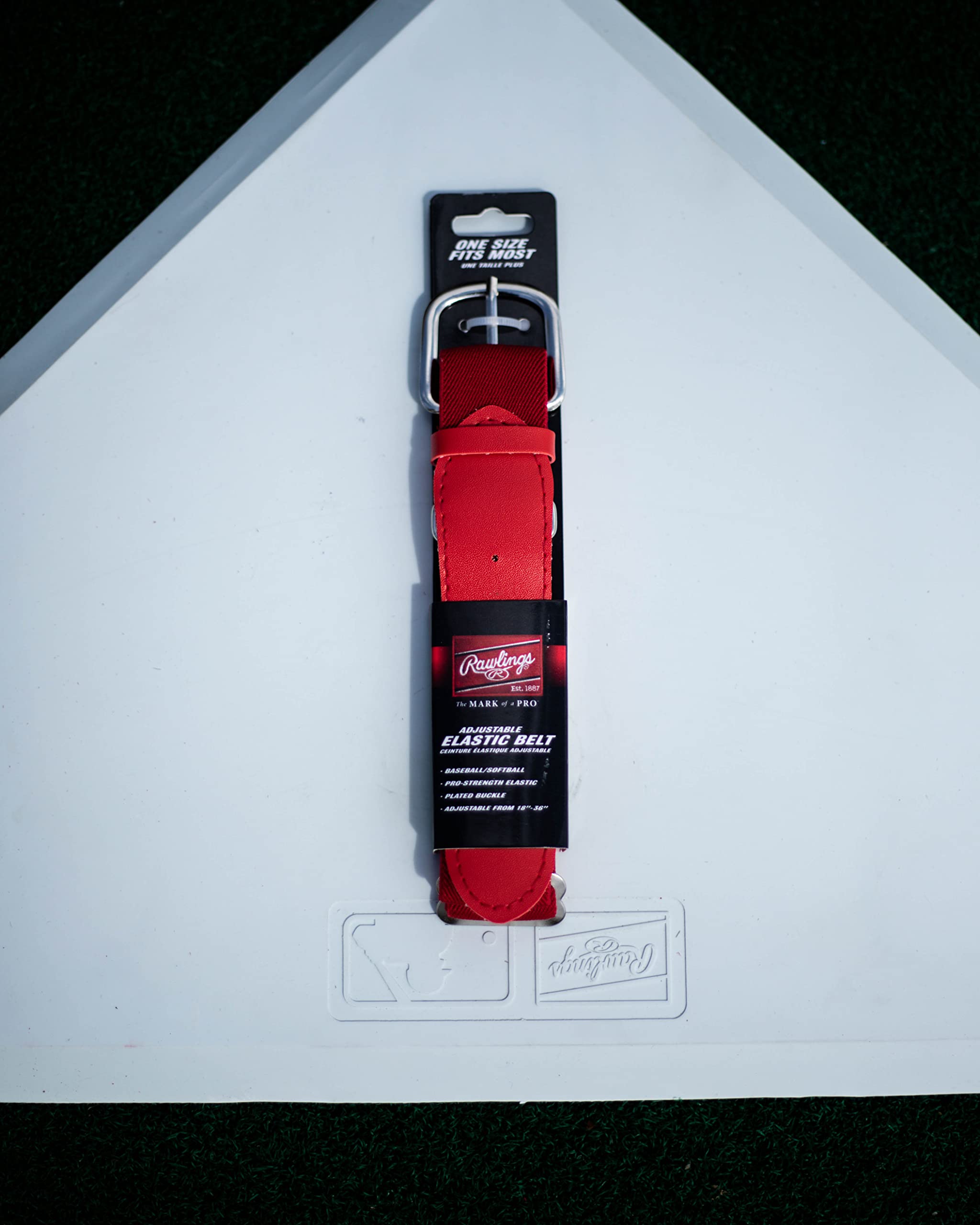 Rawlings | Elastic Game Day Belt | Baseball/Softball | Adult/Youth | Multiple Colors