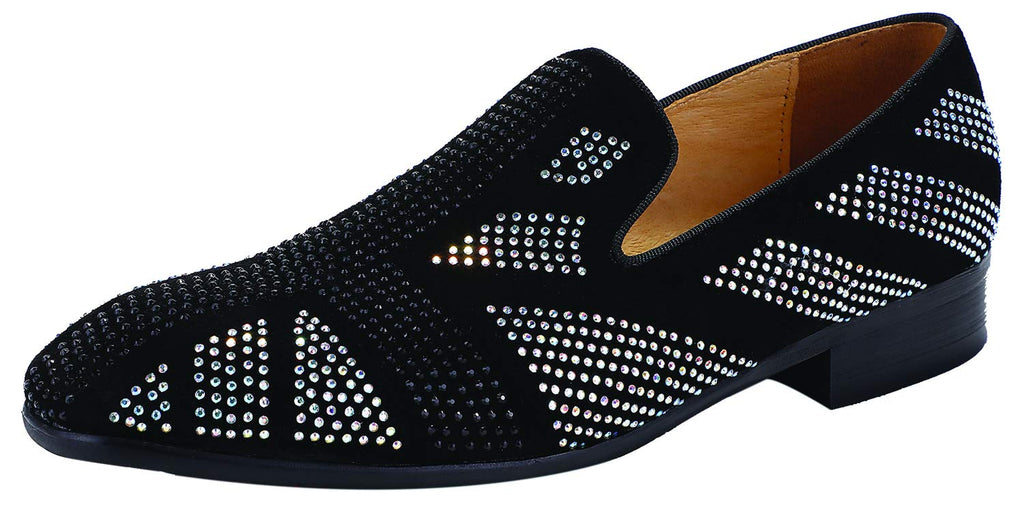ELANROMAN Men's Loafers Leather Wedding Party Dress Shoes