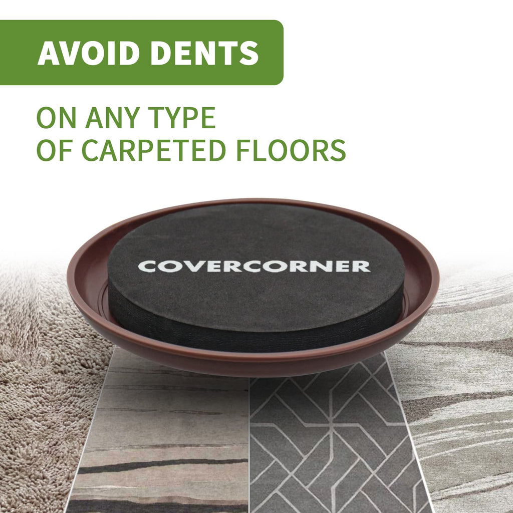 Furniture Sliders for Carpet 4 PCS - 9 1/2 inch Furniture Moving Slider Chair Legs Floors Protectors– Move Your Furniture Easy & Safely (for Carpet)
