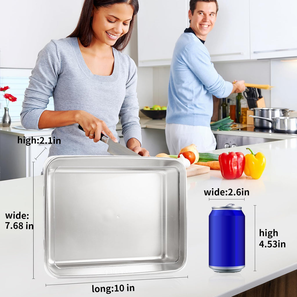 GIUOIDUO 10 Pack Stainless Steel Food Storage Containers with Leak-Proof Lids, 37oz Reusable Metal Meal Prep Lunch Boxes, Stackable, Dishwasher Safe for Snacks, Fruits & On-the-Go Meals, BPA-Free