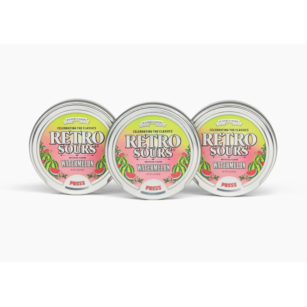 Retro Sours | Hard Tangy Candy | Brought To You By Iconic Candy (1, Red Apple)