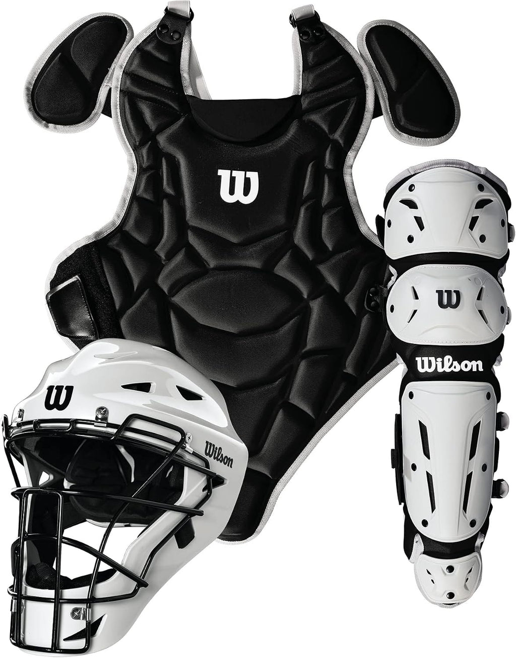 Wilson EZ Gear 2.0 Catcher’s Gear Kit - Black, Small/Medium