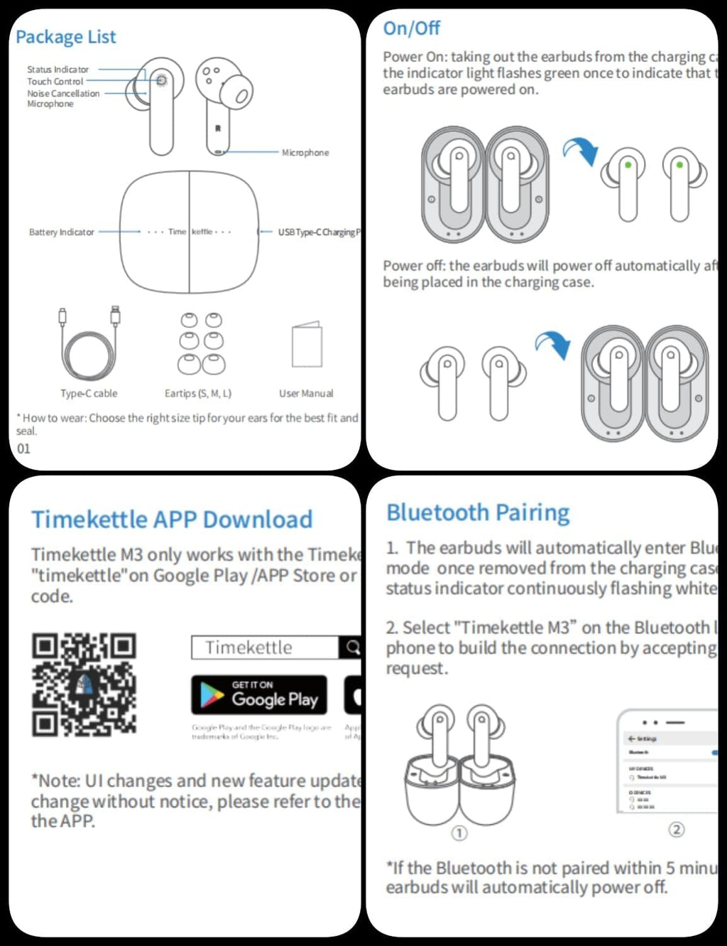 Timekettle WT2 Edge W3 Translator Device,Bidirection Simultaneous Translation, Translator Earbuds with 40 Languages, Real time Translator,Fast Reaction with Revolutionary Al Tech, Online Version