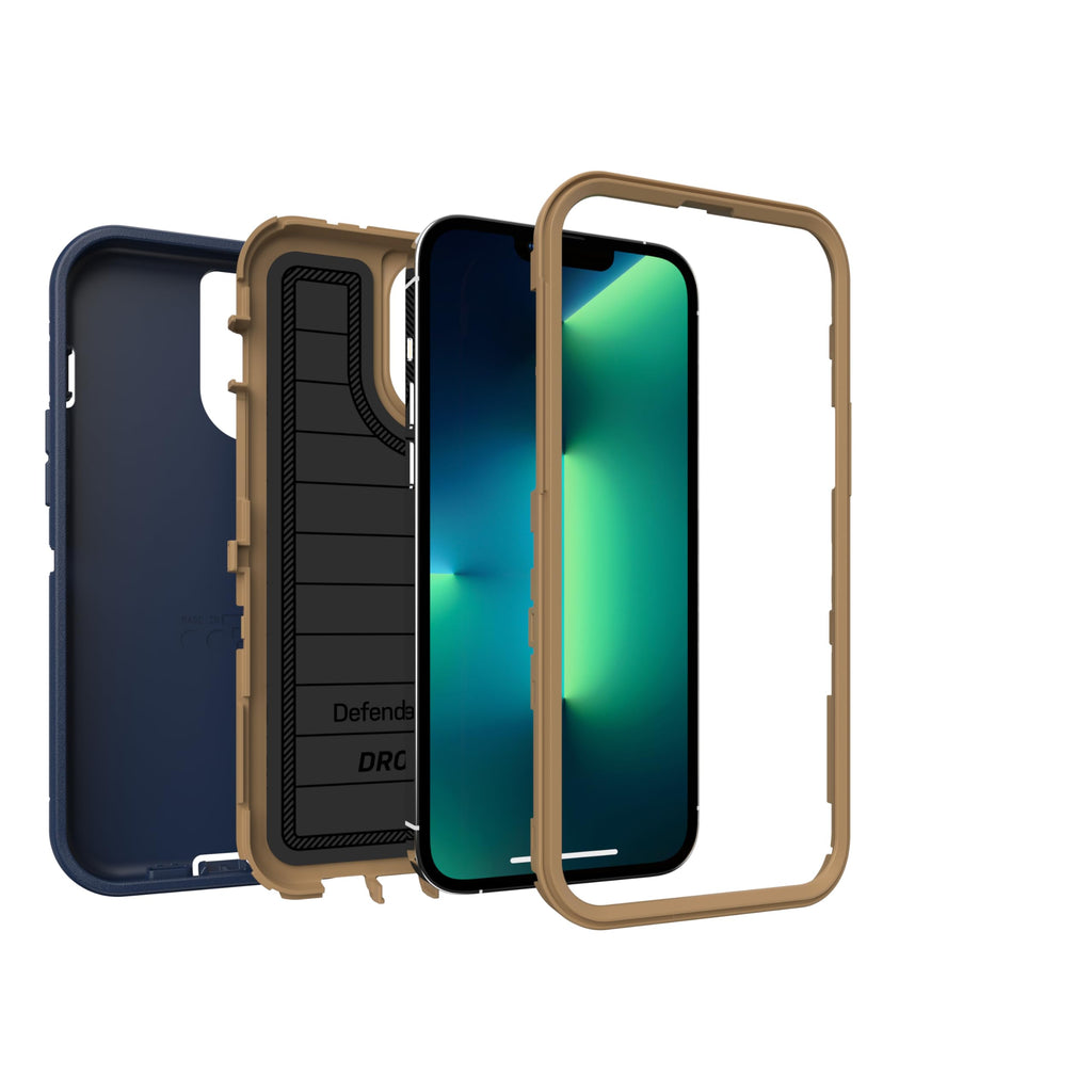 OtterBox Defender Series Screenless Edition Case for iPhone 13 Pro Max & iPhone 12 Pro Max (Only) - Case Only - Microbial Defense Protection - Non-Retail Packaging - Black