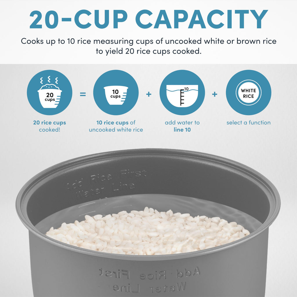 AROMA Digital Rice Cooker, 4-Cup (Uncooked) / 8-Cup (Cooked), 2 Qt, Steamer, Multicooker, Slow Cooker, Oatmeal Cooker, Auto Keep Warm, Stainless Steel Exterior