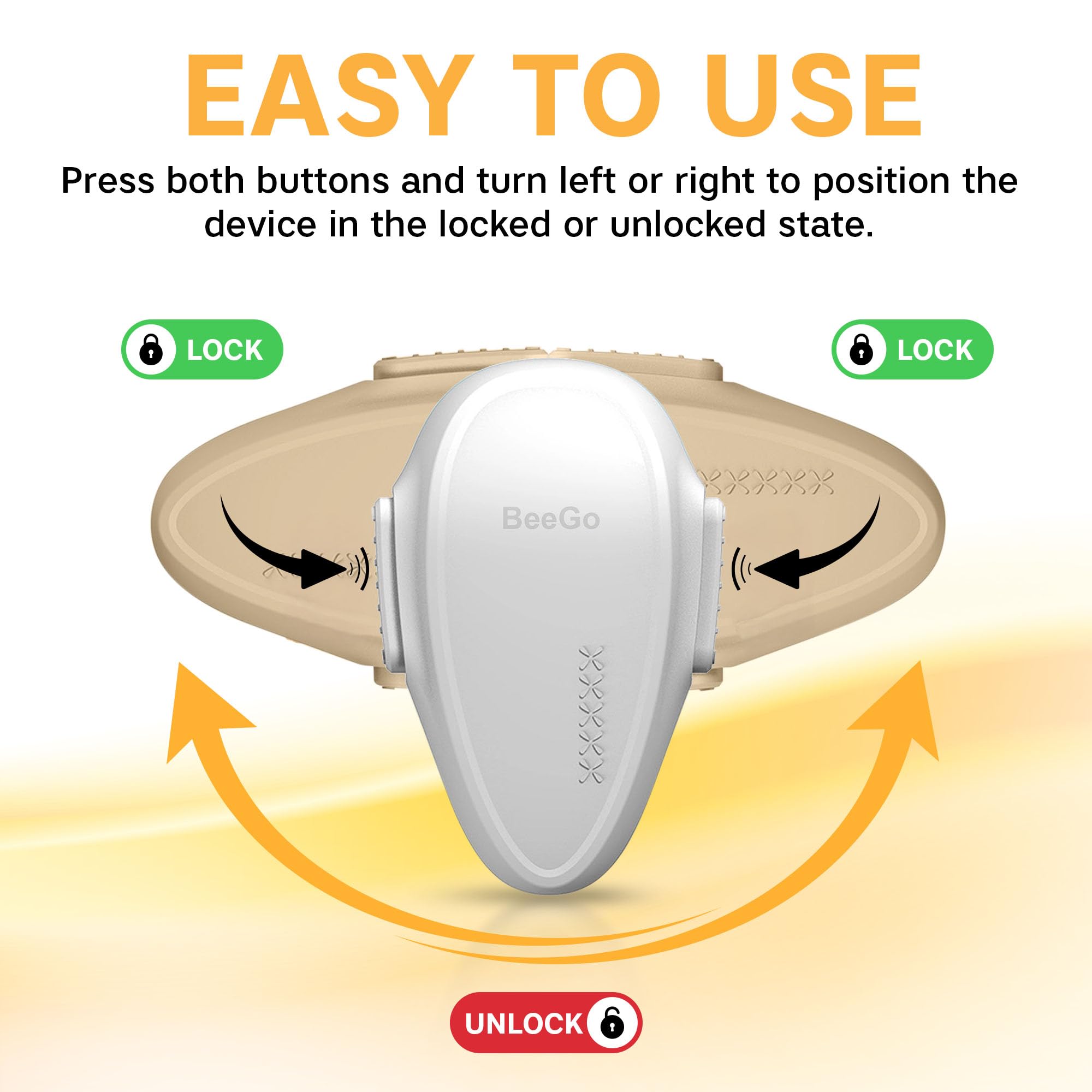 BeeGo® Oven Lock – Mom's Choice Awards® Gold | Child Safety Baby Proofing Lock for Oven, Stove & Microwave – Self-Adhesive, Heat-Resistant, No Drill, Easy Install (Black, Flat Surfaces Only)