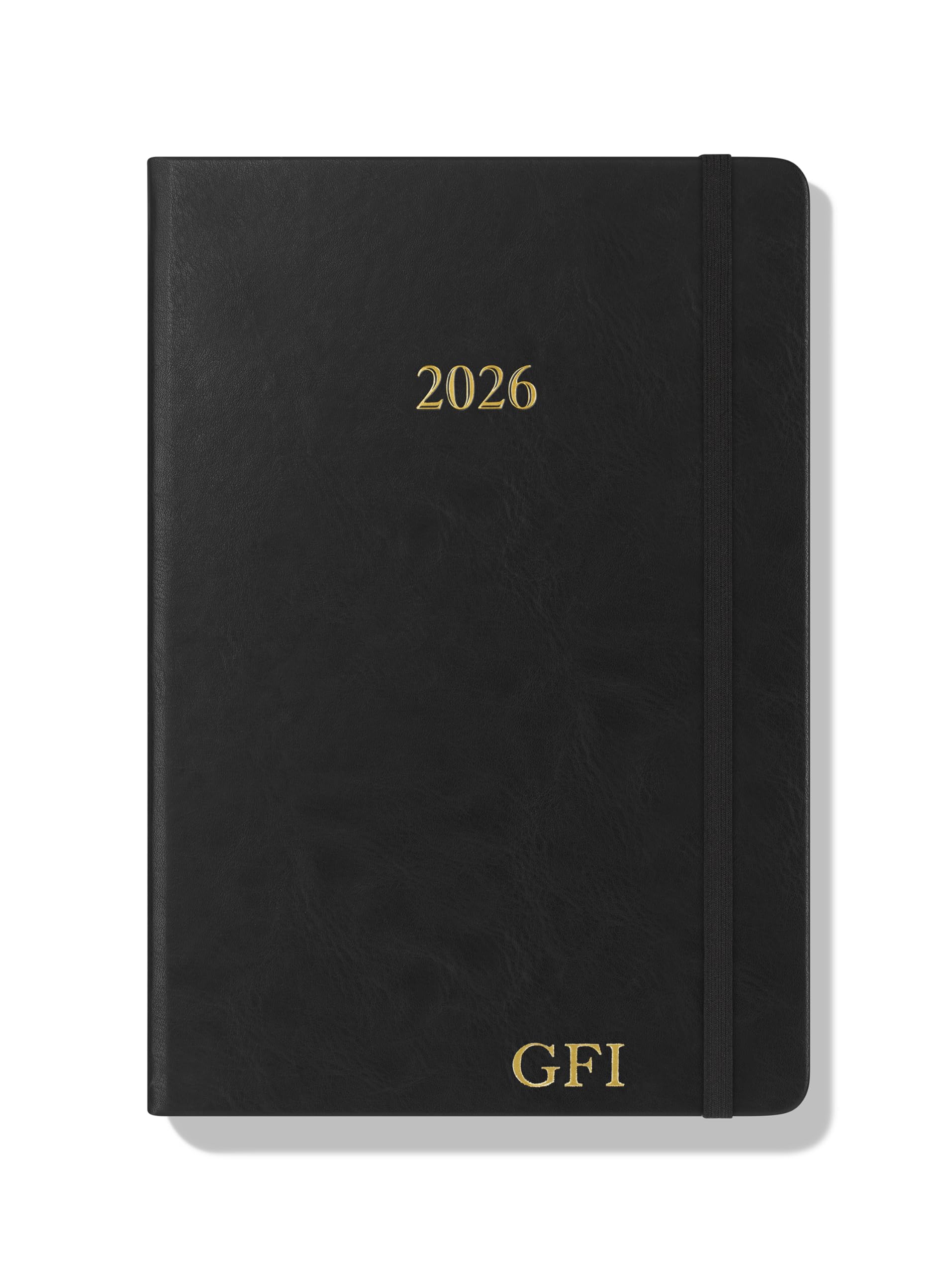 Wykeham's Executive 2026 Daily Journal Planner – US Public Holidays & Format – Customization Available (Brown, 6" x 4.5")