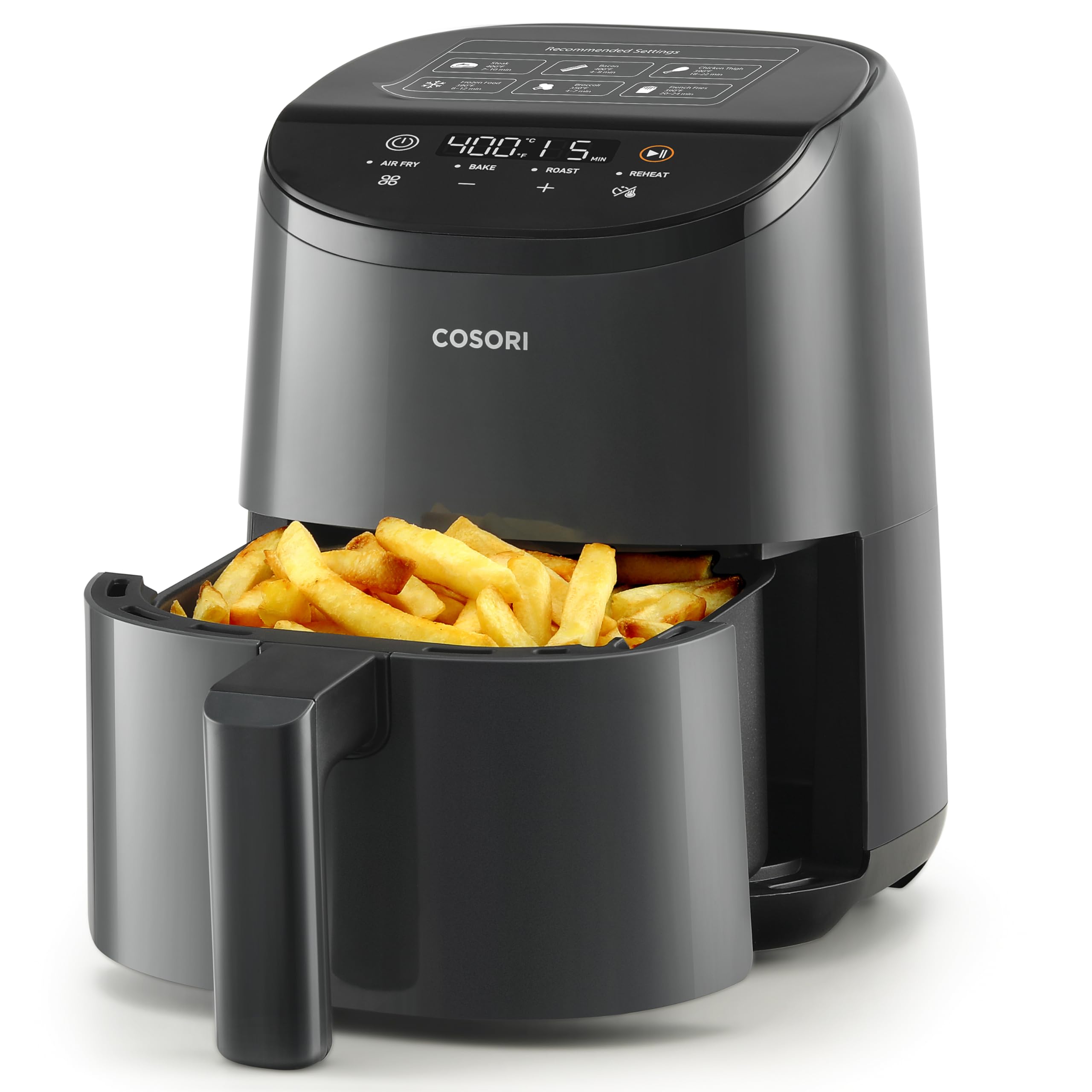 Cosori 11-in-1 Air Fryer Oven, 13Qt Small Footprint Airfryer combo with Rotisserie, Toast, Bake, Roast, Reheat Functions and more, Recipe Book & 6 Accessories Included, Perfect for Small Contertop