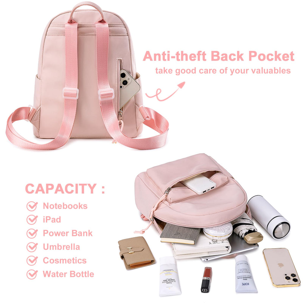 BTOOP Mini Backpack Women Girls Water-resistant Small Backpack Purse Shoulder Bag for Womens Adult Kids School Travel