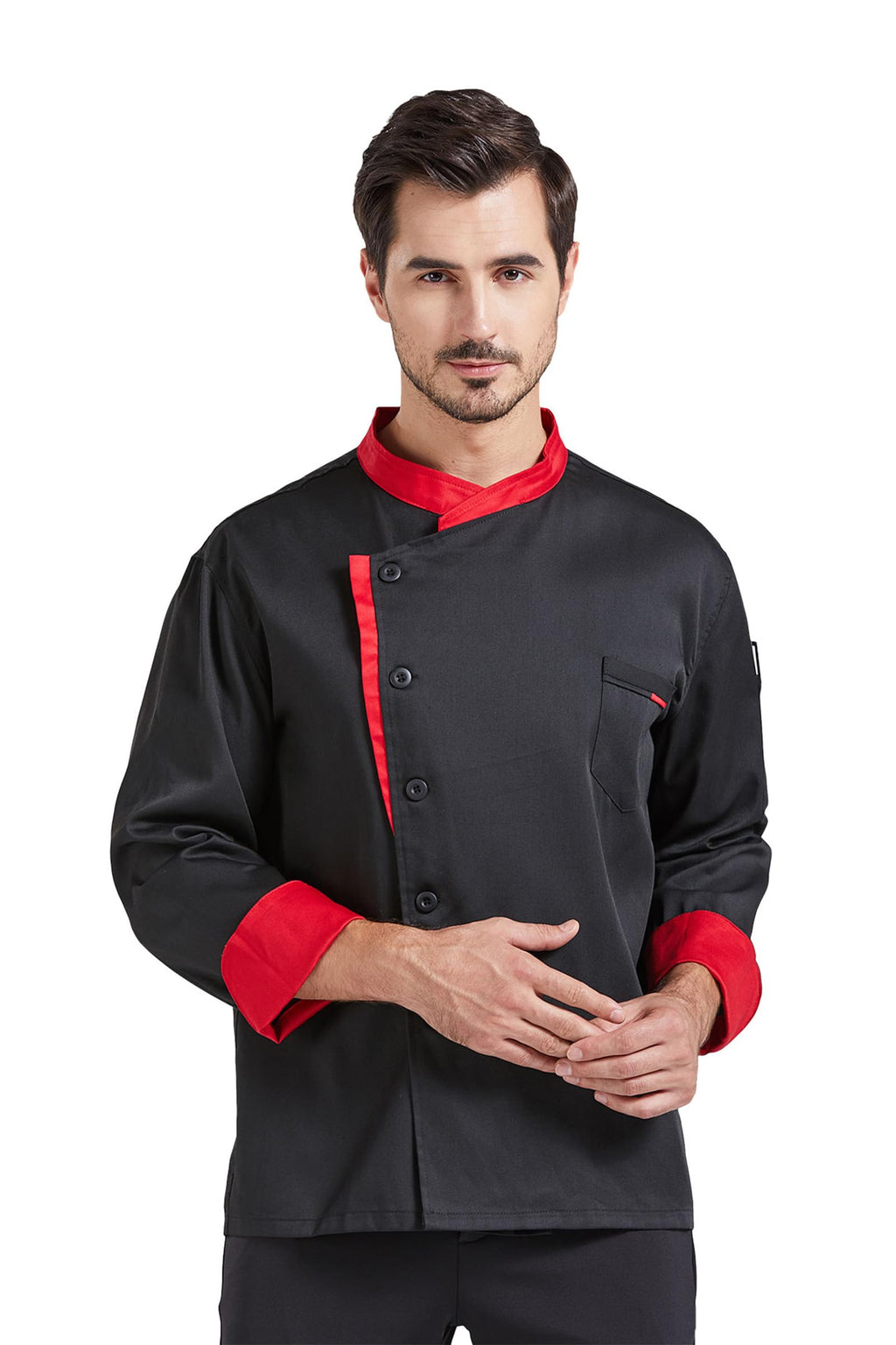 Nanxson Unisex Chef Jacket Men's Chef Coat Restaurant Kitchen Chef Uniform CFM0016