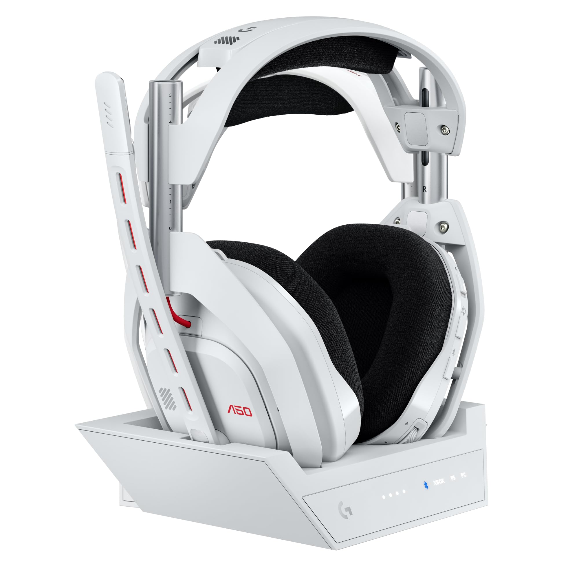 Logitech G Astro A50 X Multi-Platform Wireless Gaming Headset + Base Station for PS5/Xbox/PC: PLAYSYNC Video & Audio Switcher, HDMI 2.1 4K 120Hz VRR, <24bit/48kHz, 24hr Battery, 2.4GHz & BT - Black