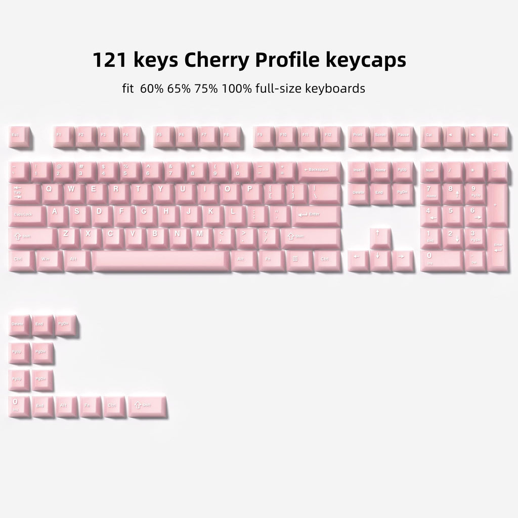 dagaladoo Black Topographic keycaps Double Shot PBT keycaps Shine Through Keyboard Keys Side Printed Key caps Cherry Profile Custom keycap Set for100%, 75%, 65%, 60% US Layout Mechanical Keyboard