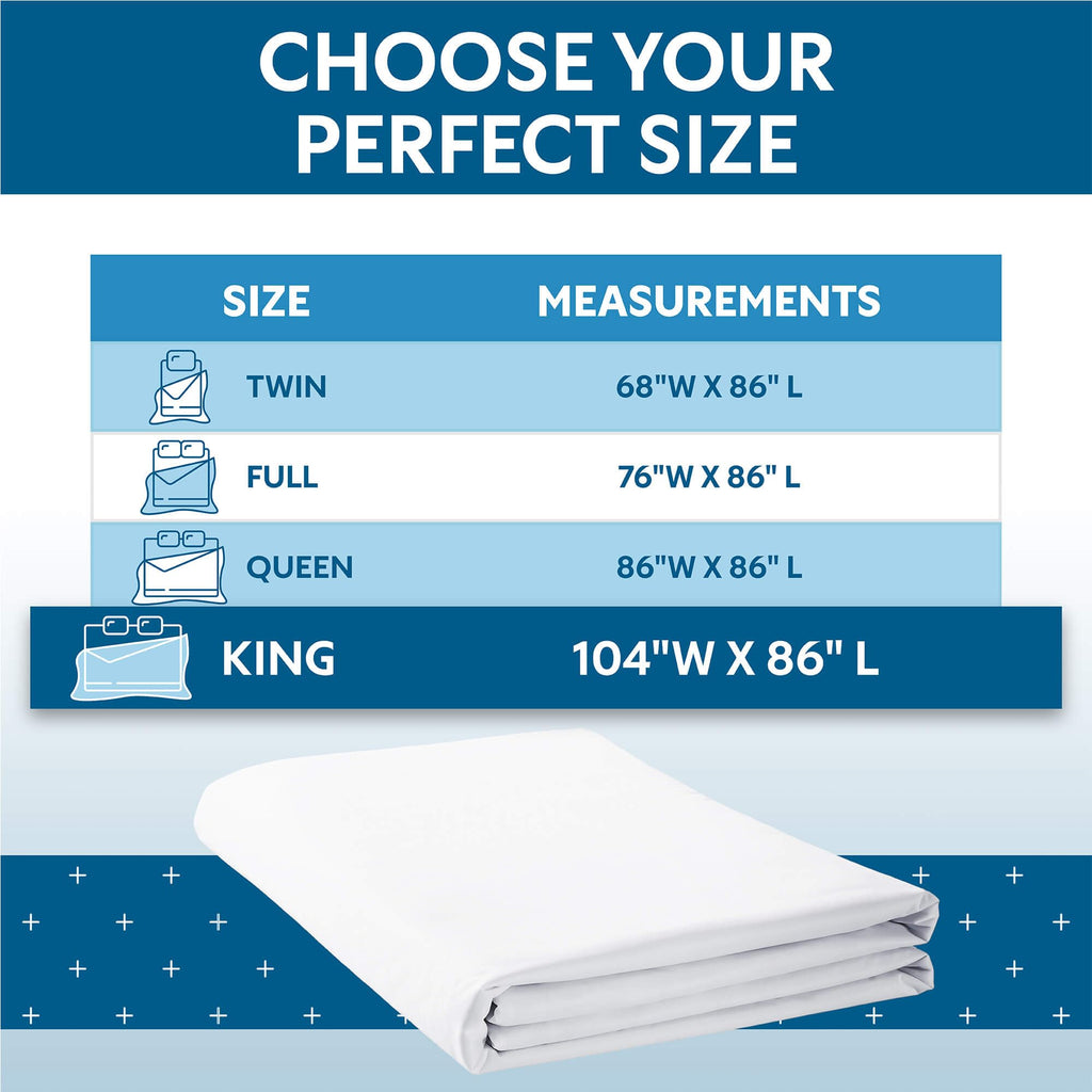 Guardmax Waterproof Duvet Cover - Jersey Fabric with Zipper Closure | Premium Quality, Bed Bug & Allergen Proof Twin (68 x 86)