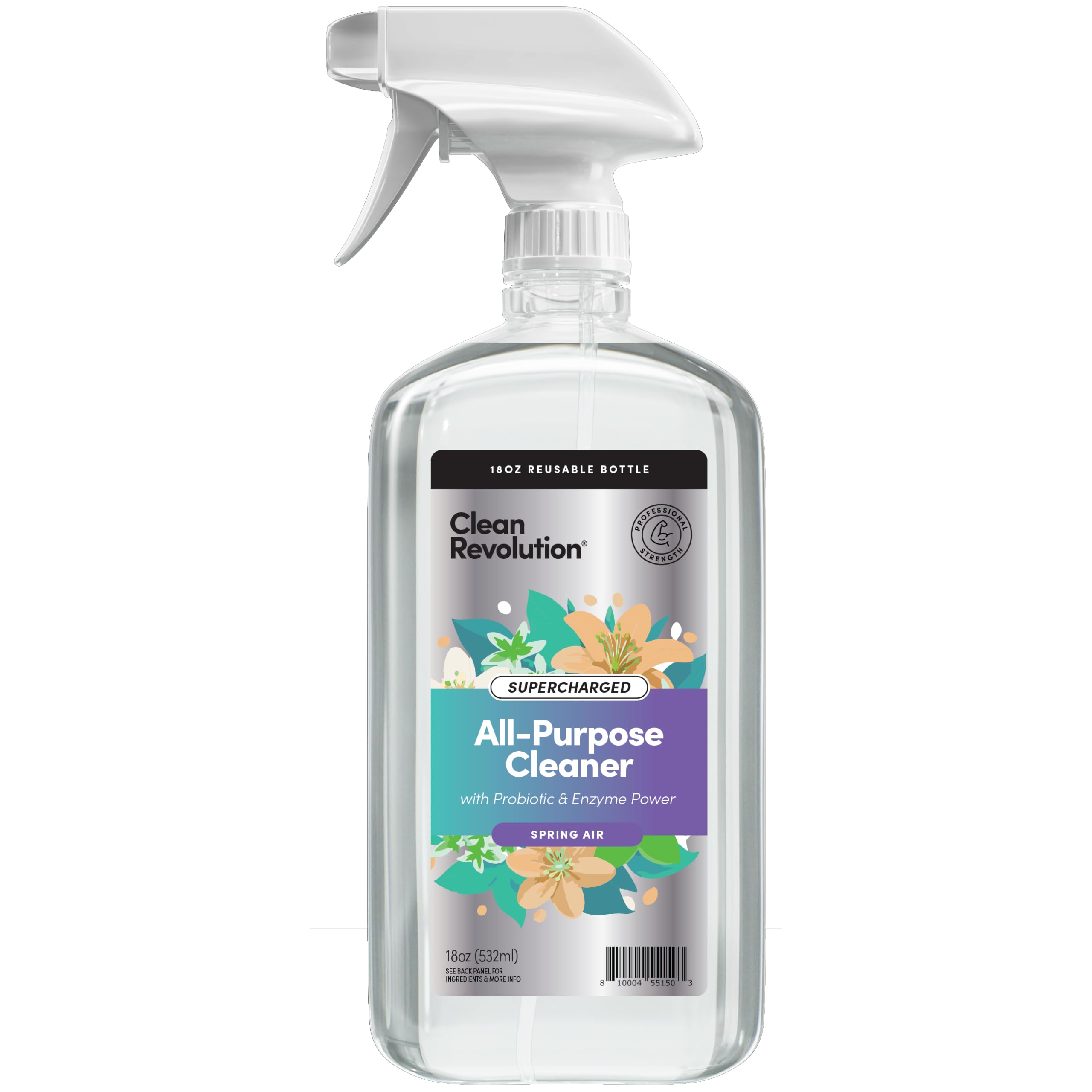 Clean Revolution Multi Surface Cleaner Refill Supply, Non-Toxic, Eco-Friendly & Plant-Based, Ready to Use, Dreamy Citrus, 128 Fl Oz (1 Gallon)