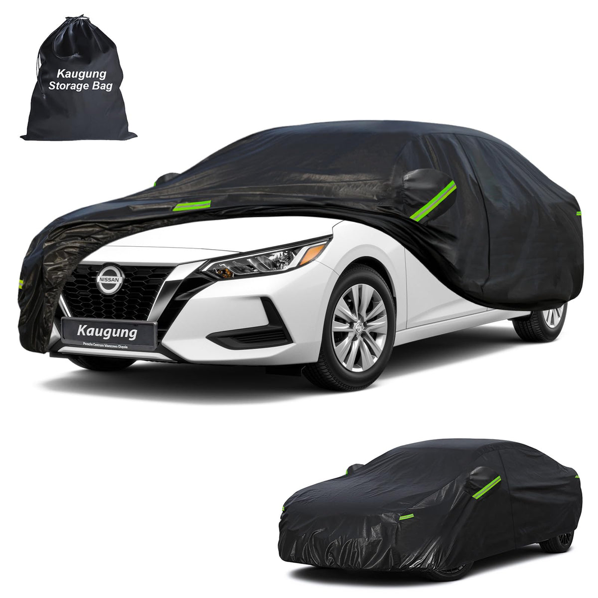 Kaugung 7 Layers Car Cover Custom Fit Audi S3/RS3 Hatchback 1998-2025, Waterproof All Weather Resistant Outdoor Indoor Sun Rain Dust Snow Protection.(USA Warehouse,Within 3-7 Days) Black