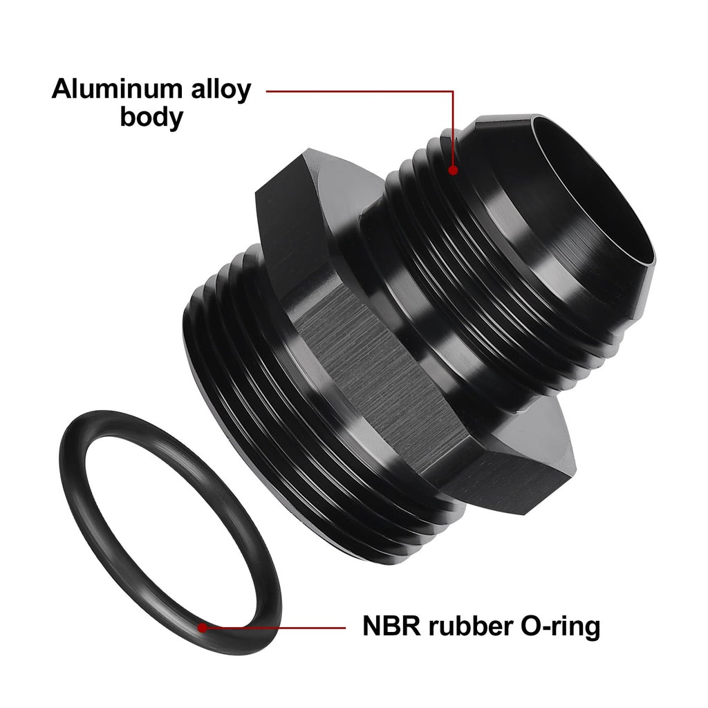 EVIL ENERGY 3AN Flare to AN3 ORB Male O-Ring Fitting Adapter