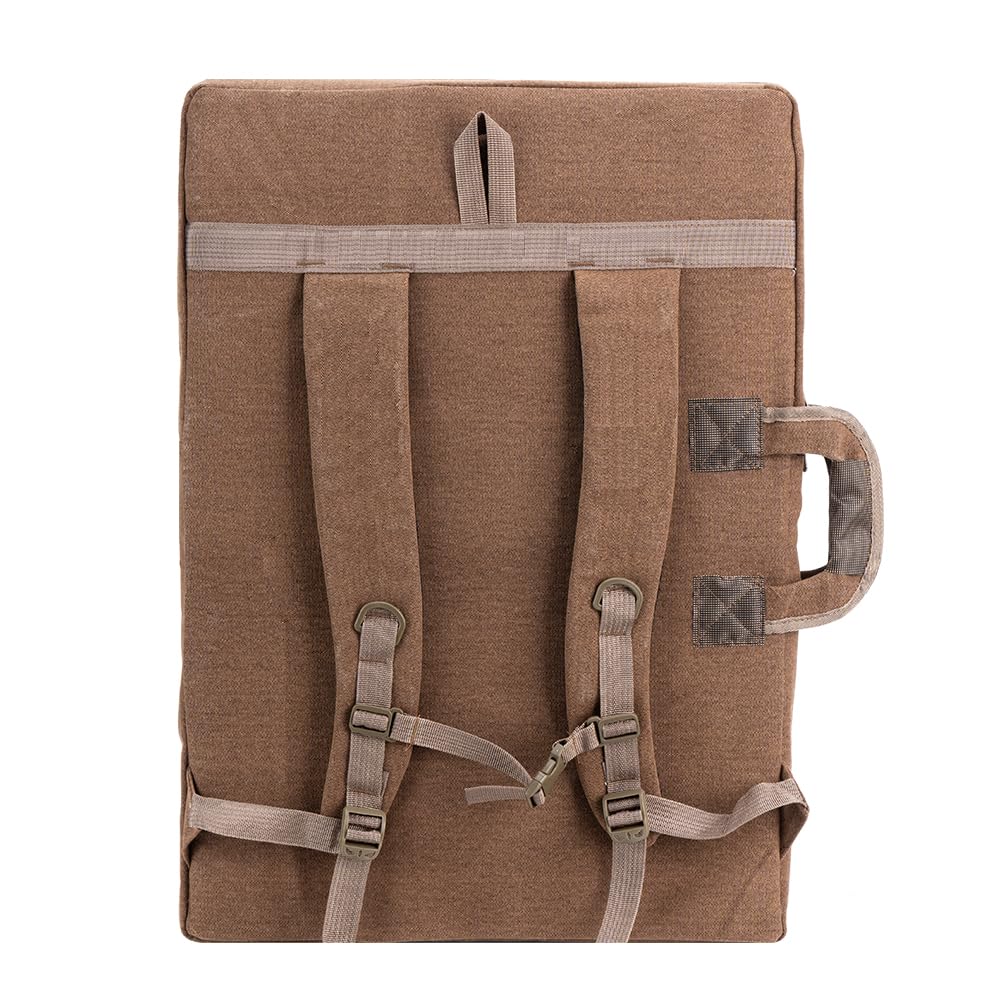 TRANSON Art Portfolio Case Artist Backpack Canvas Bag Large 26” x 19.5”