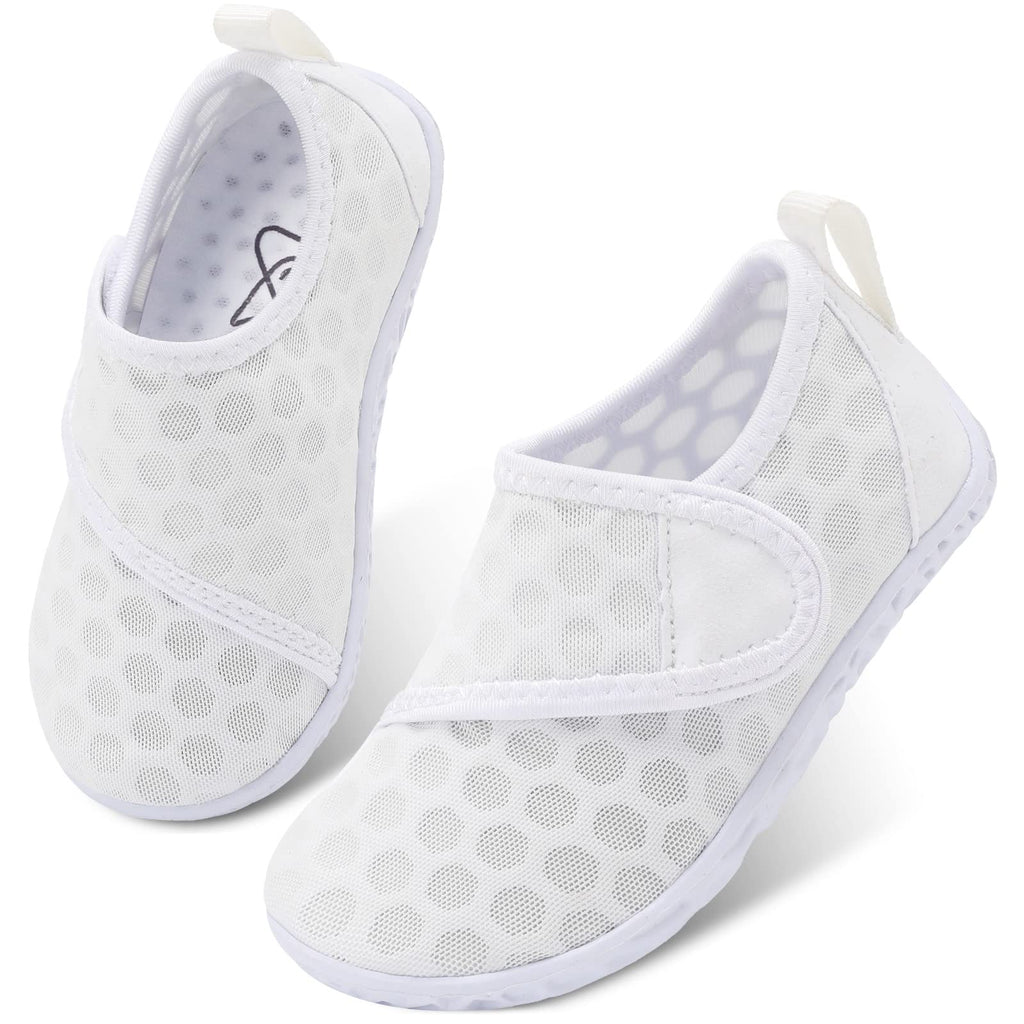 LeIsfIt Toddler Water Shoes Boys Girls Barefoot Aqua Socks Kids Breathable Quick-Dry Swim Shoes for Beach Pool Surf