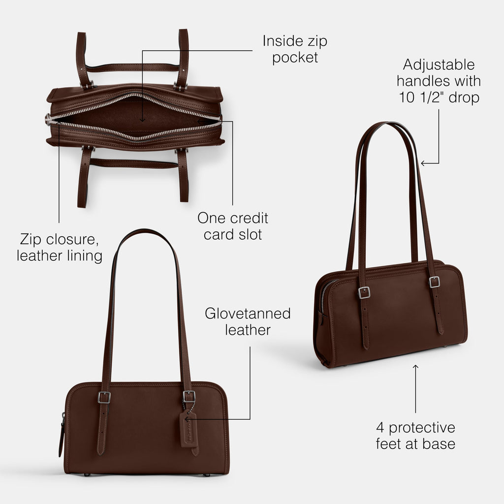 COACH Swing Zip Bag with Grommets