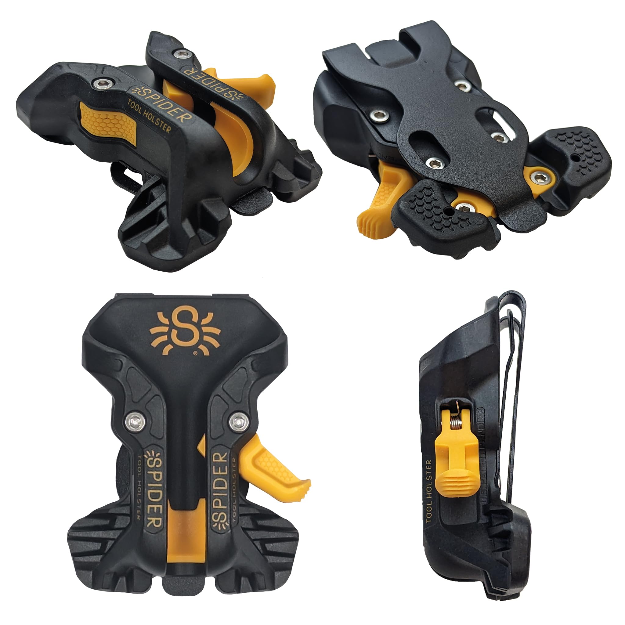 Spider Tool Holster - Improve The Way You Carry Your Power Drill, Driver, Multitool, Pneumatic, Multi-Tool and More on Your Belt - Compatible with All Major Tool Brands