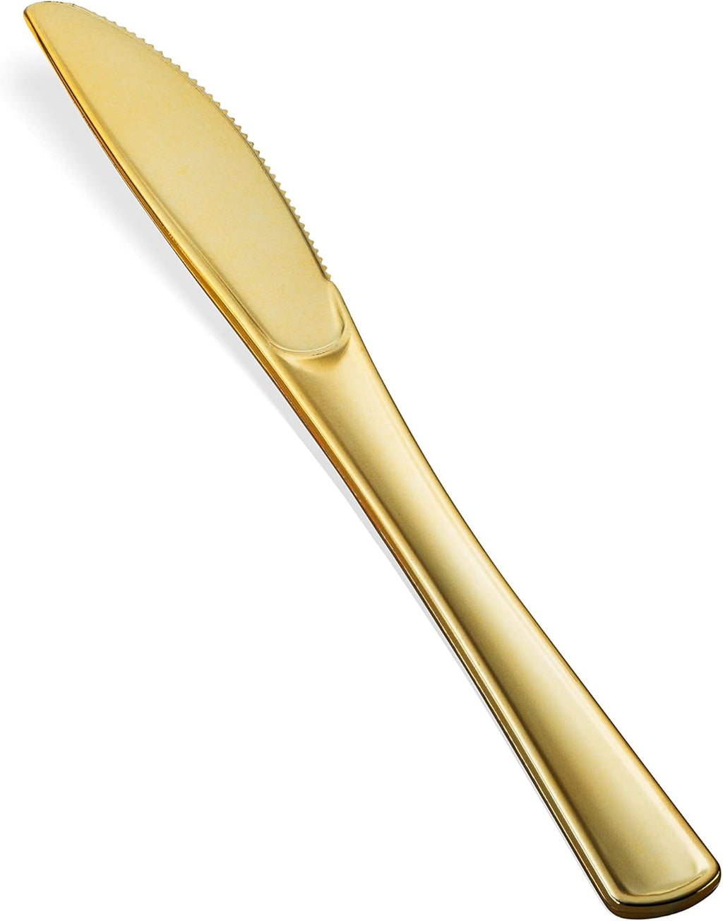 300 Gold Disposable Plastic Flatware Set - 100 Forks, 100 Spoons, 100 Knives - Heavy Duty Silverware for Party Bulk