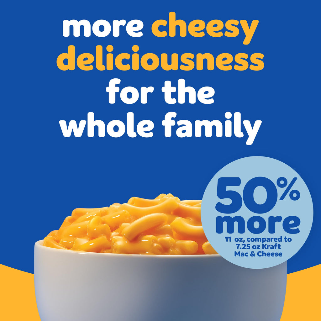 Kraft Mac and Cheese, 4 Boxes, for Easy Dinner or Dinner Sides, Original Flavor, No Artificial Flavors, Preservatives or Dyes, 7.25 oz