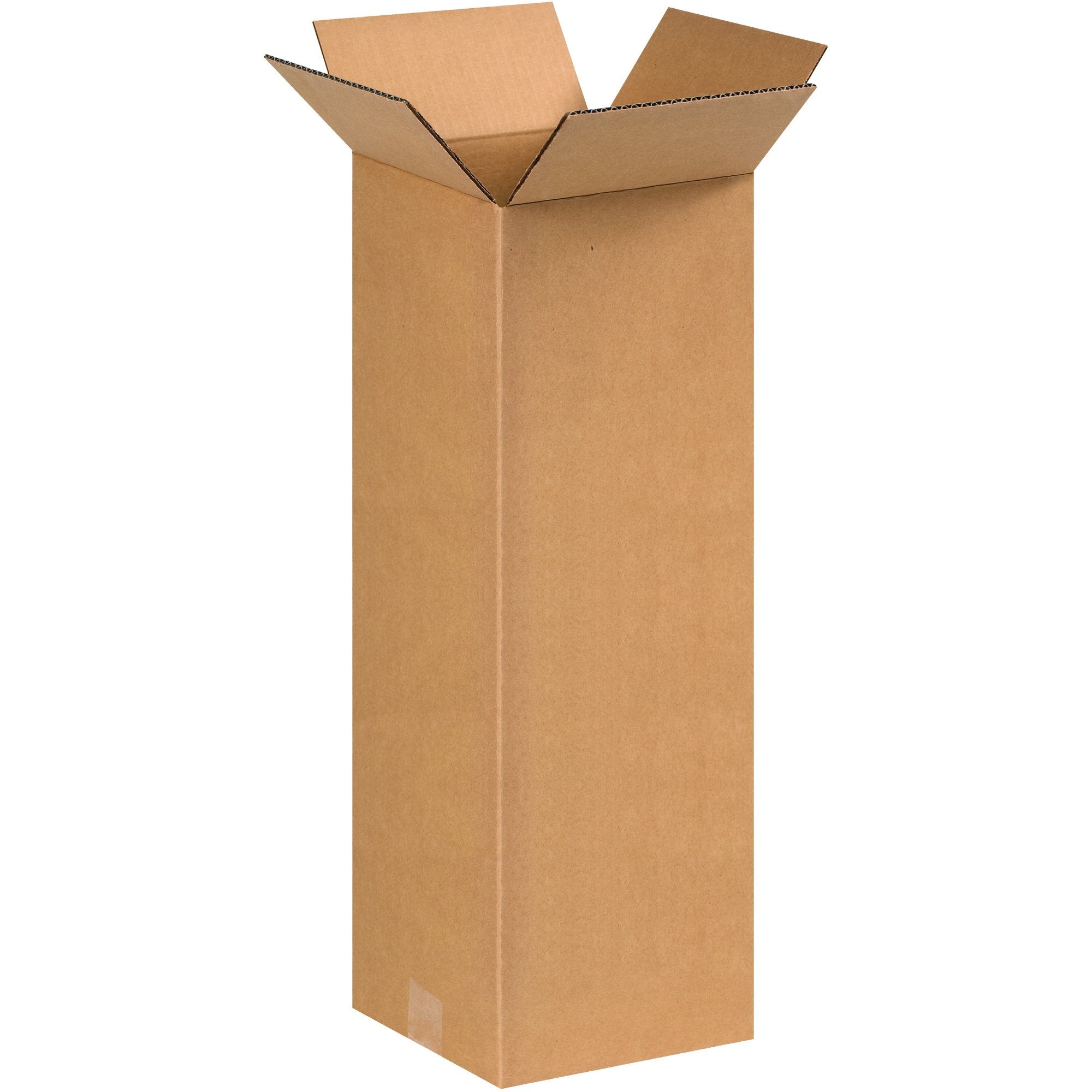 BOX USA 4x4x40 Tall Corrugated Boxes, Tall, 4L x 4W x 40H, Pack of 25 | Shipping, Packaging, Moving, Storage Box for Home or Business, Strong Wholesale Bulk Boxes