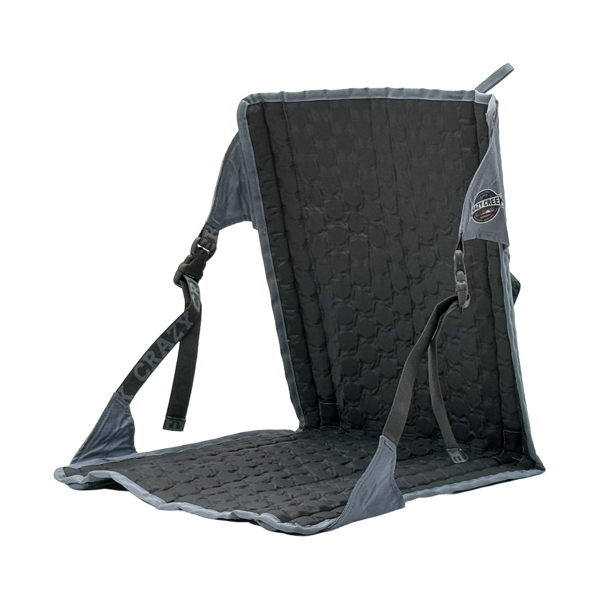 Crazy Creek HEX 2.0 PowerLounger for Day Hiking & Backpacking Trips, 250 LBS Weight Capacity, Adjustable Straps, Compact Design, Water-Resistant, Aleutian Blue/Slate