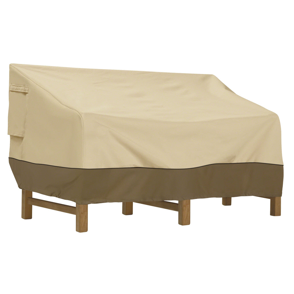 Classic Accessories Veranda Water-Resistant 58 Inch Deep Seated Patio Sofa/Loveseat Cover, Patio Furniture Covers