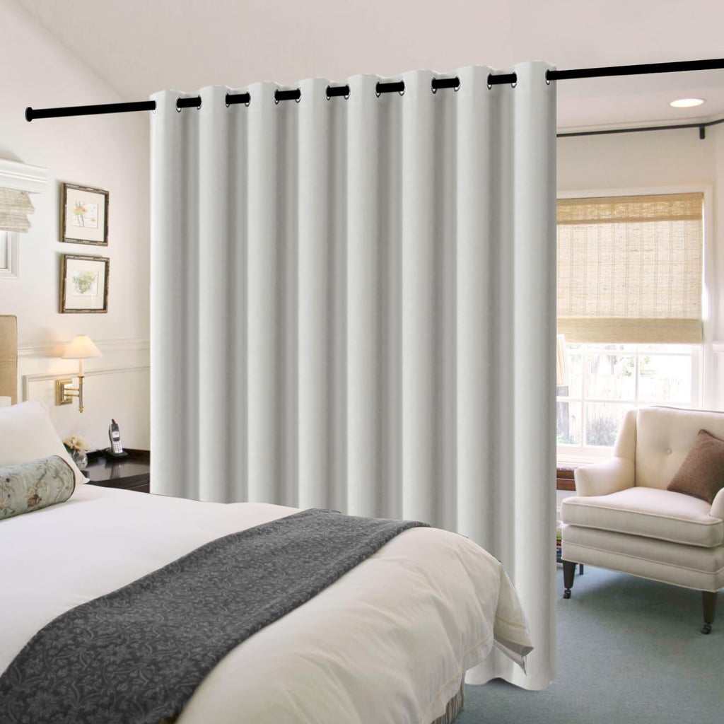 H.VERSAILTEX 100% Blackout Curtains Thermal Insulated Full Blackout Curtains for Living Room Energy Efficiency Window Drapes for Bedroom with Black Liners 1 Panel, 52x63 Inch, Burgundy
