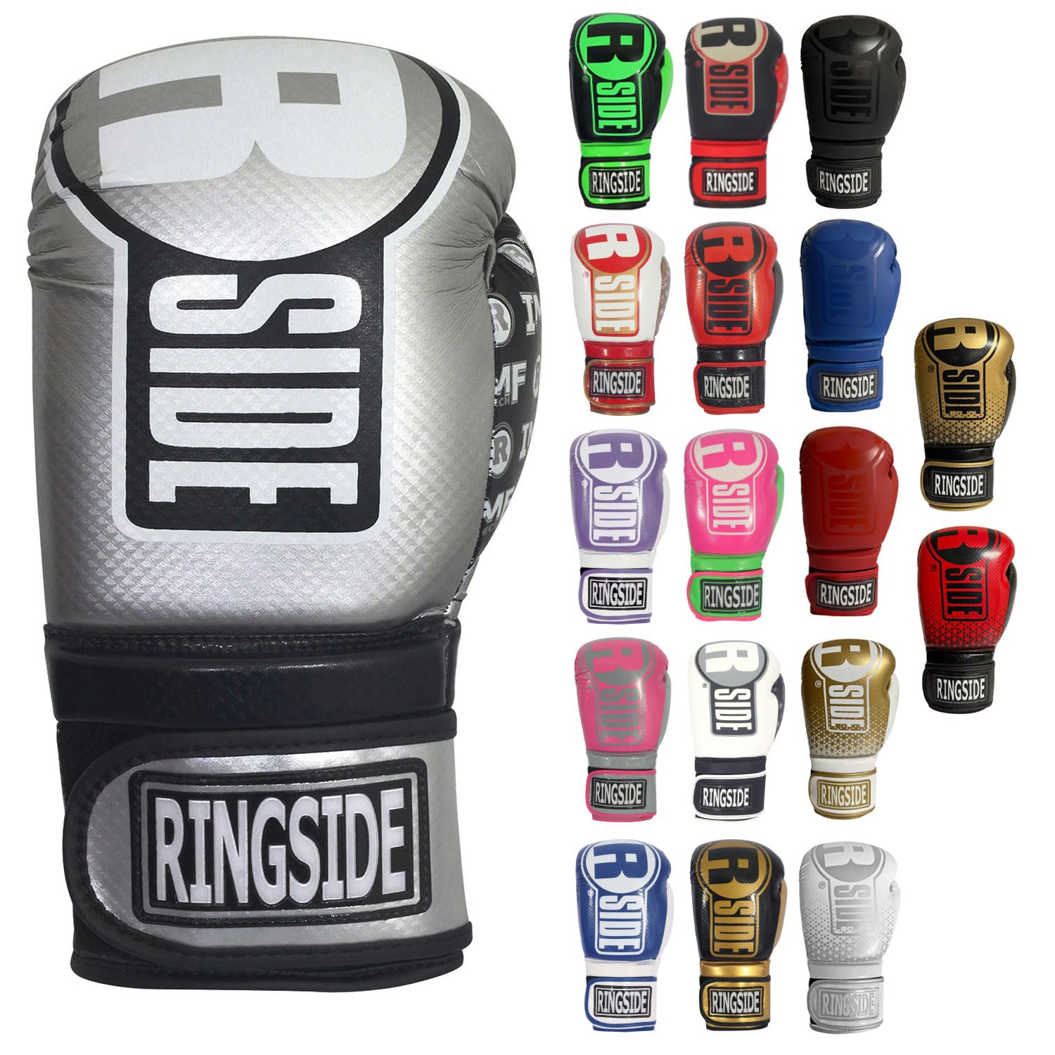 Ringside Apex Bag Gloves, IMF-Tech Boxing Gloves with Secure Wrist Support, Synthetic Boxing Gloves for Men and Women