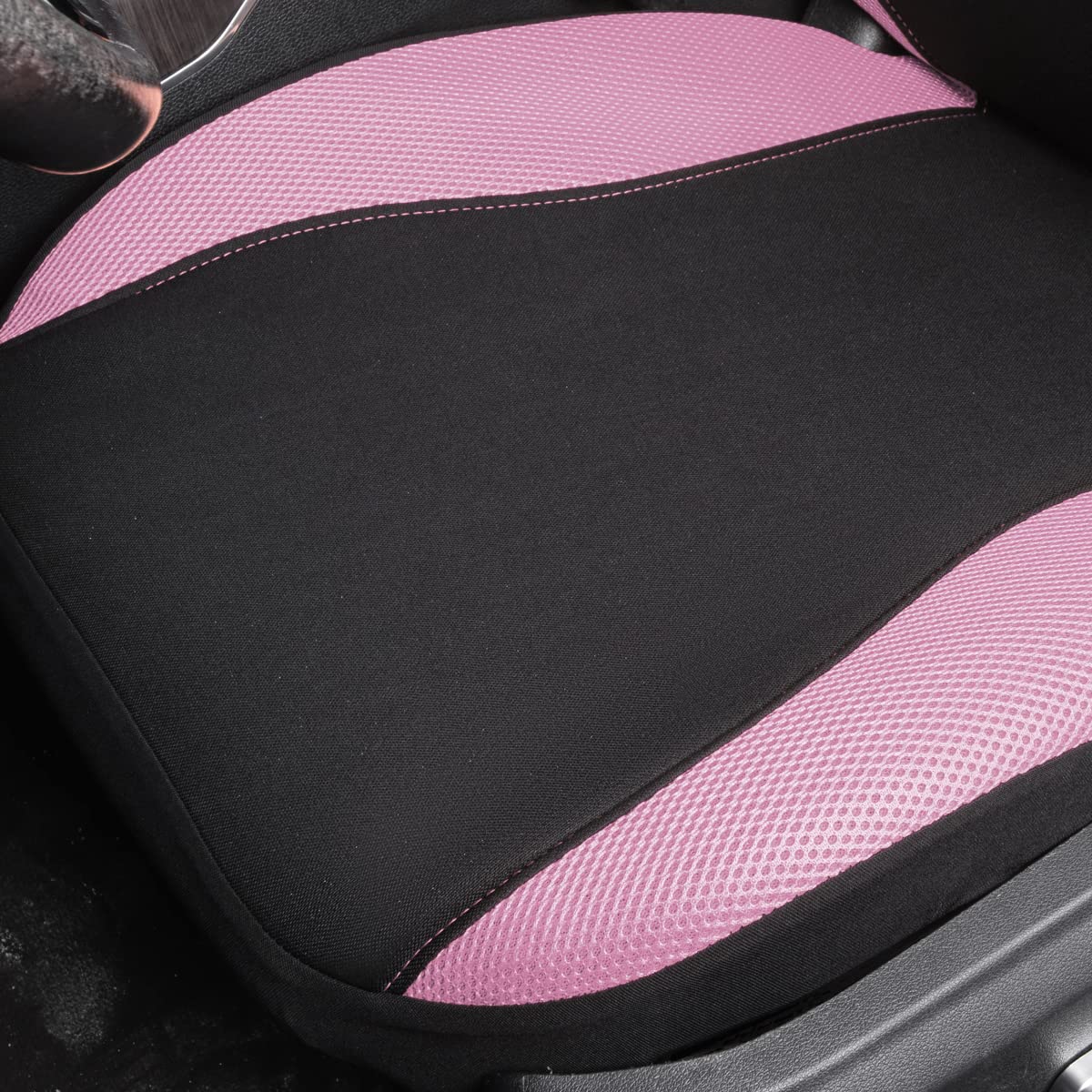 Flying Banner Butterfly car seat Covers ful Set Fashion Universal Lady Woman Female Rear Bench Split Colorized (2 Fronts, Mint Blue)