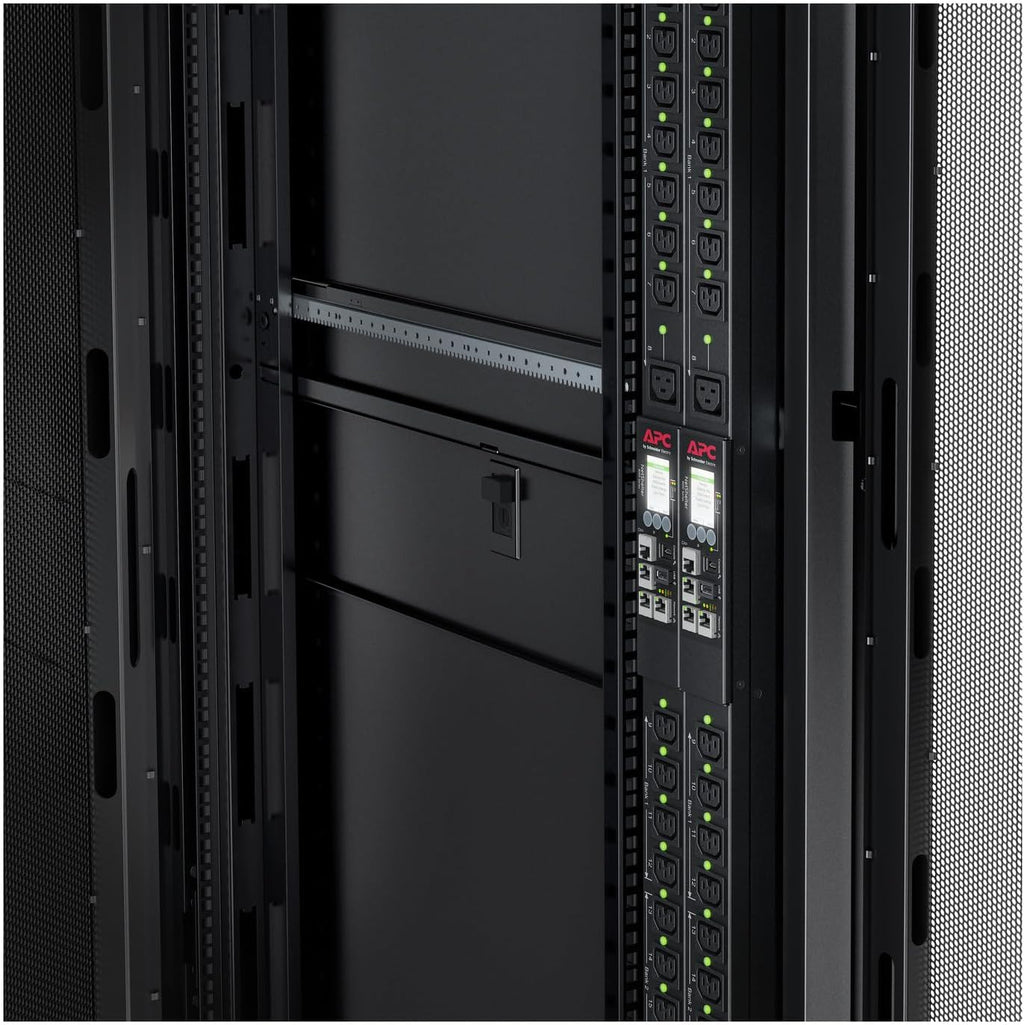 APC Netshelter Rack PDU, AP8841, Metered, 5kW, 30A/200/208V, L6-30P Input, (36) C13 & (6) C19 Outlets
